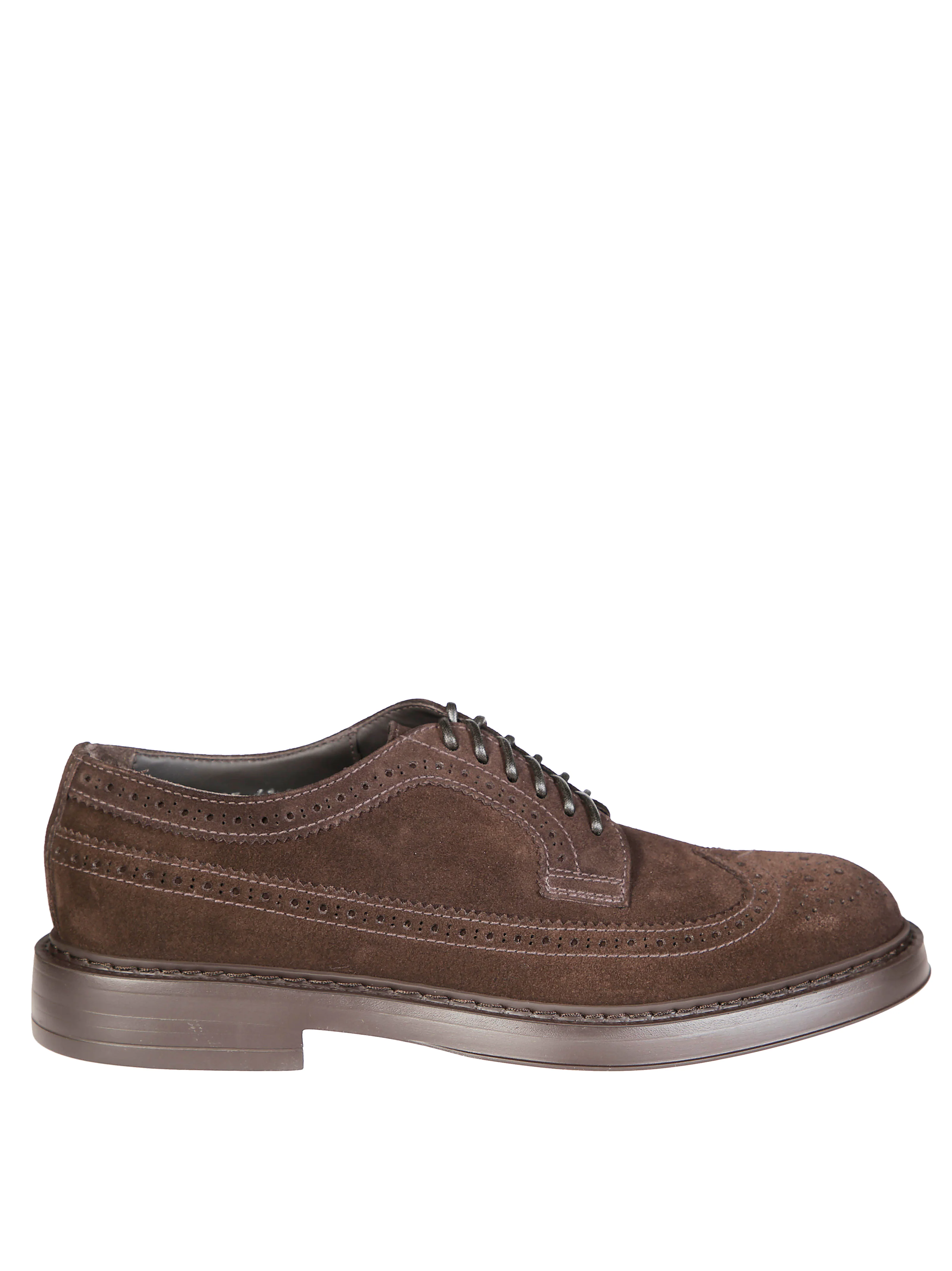Doucal's Leather Lace-up Brogue Shoes