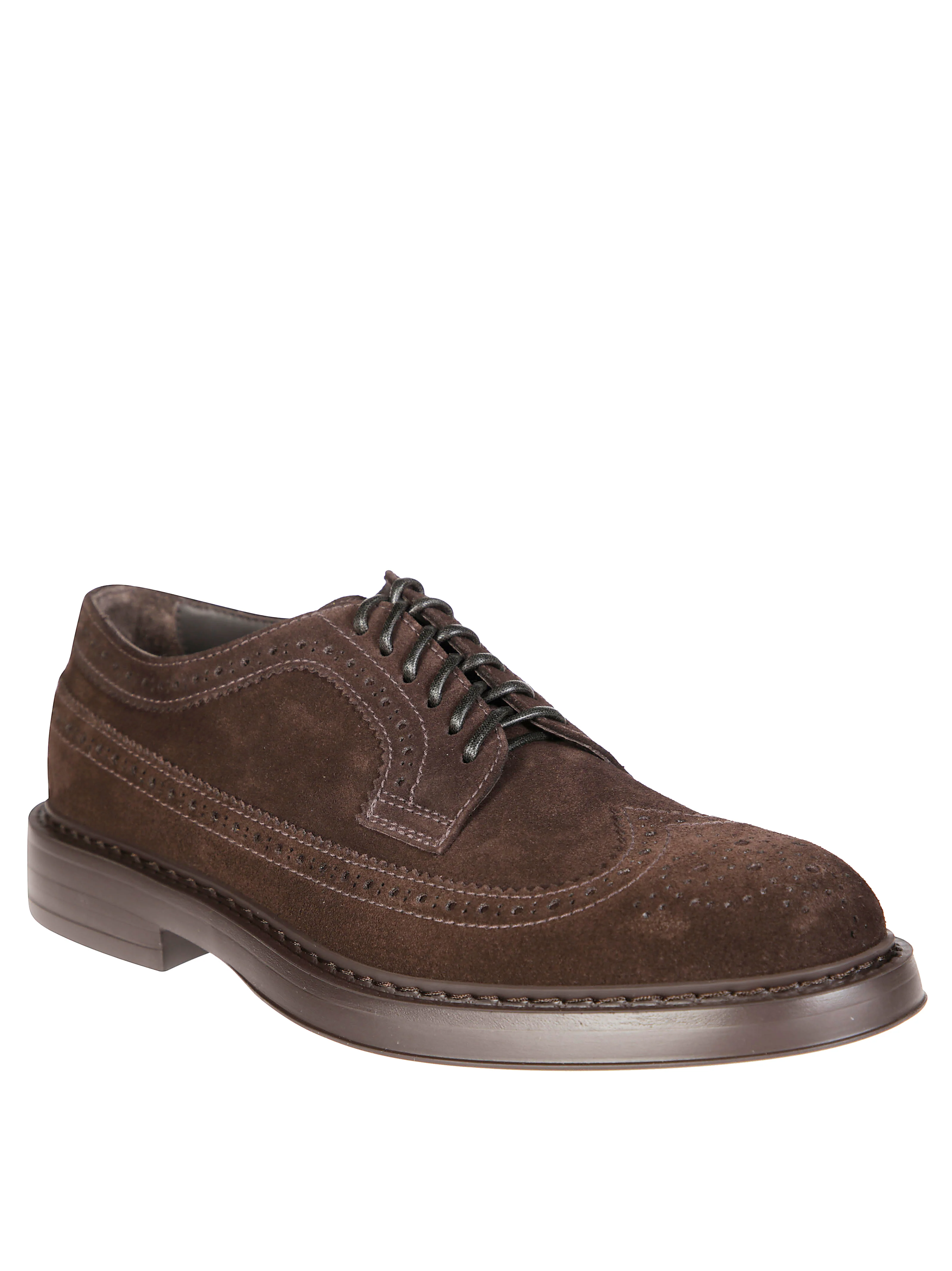 Doucal's Leather Lace-up Brogue Shoes - Image 2