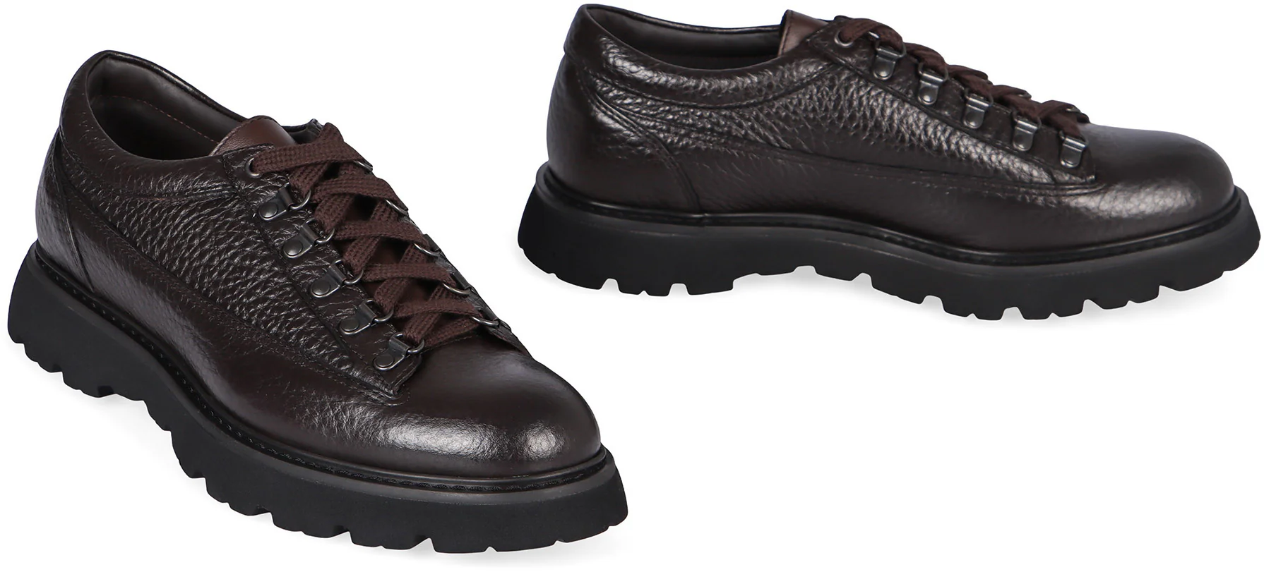 Doucal's Textured Lace-up Shoes - Image 3