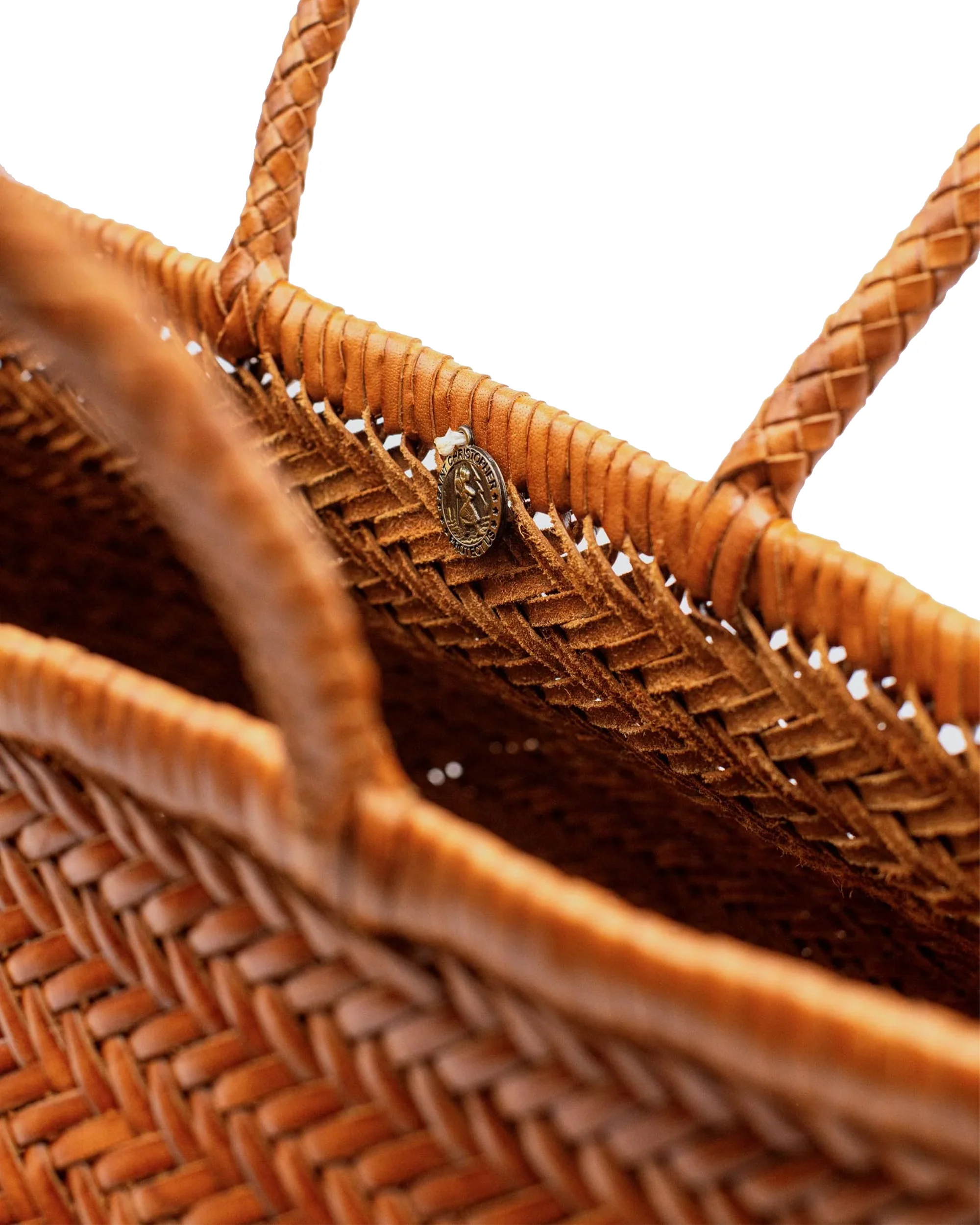 DRAGON DIFFUSION Basket Weave Small Tote - Image 4
