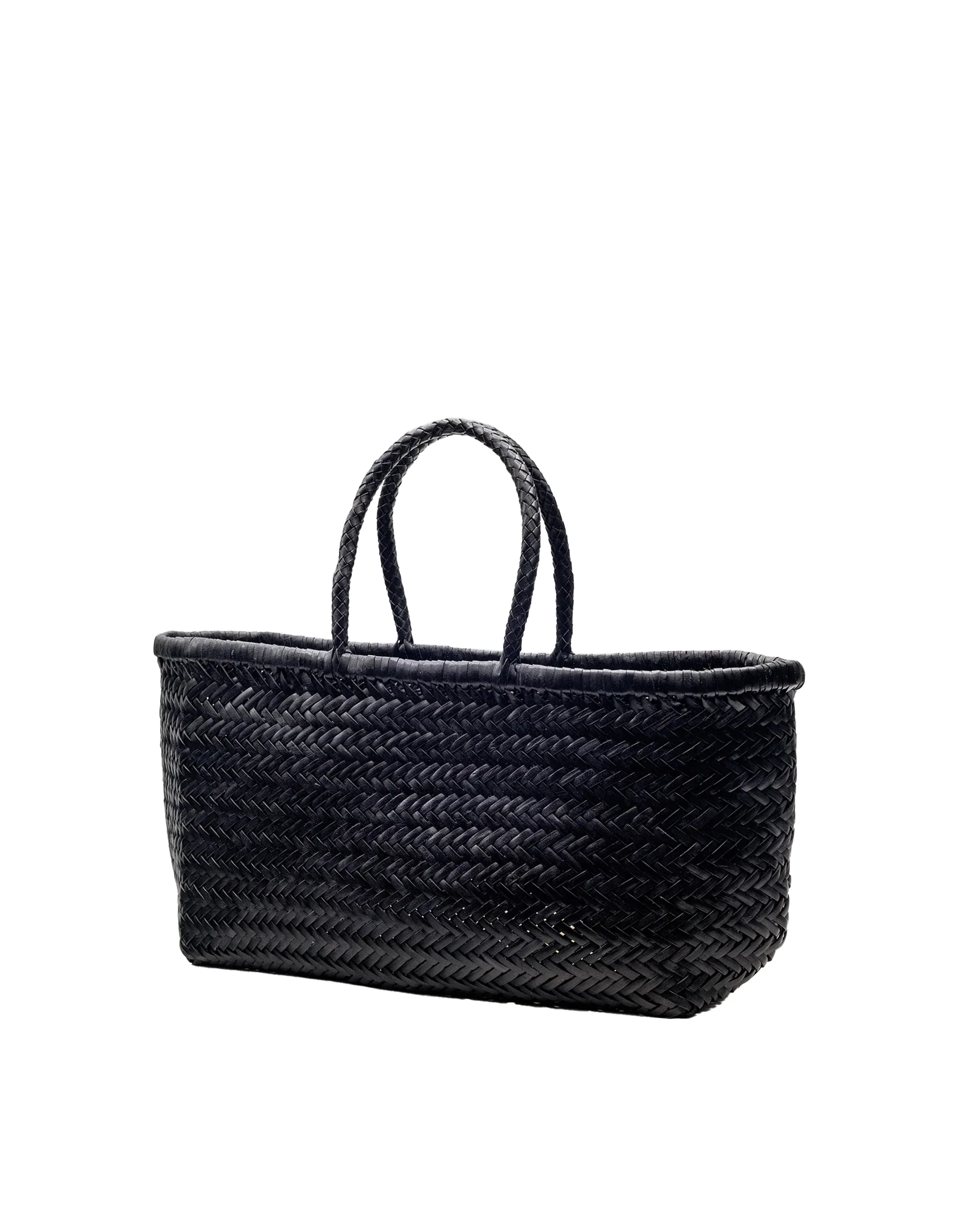 DRAGON DIFFUSION Big Triple Jump Woven Leather Tote Bag - Image 2