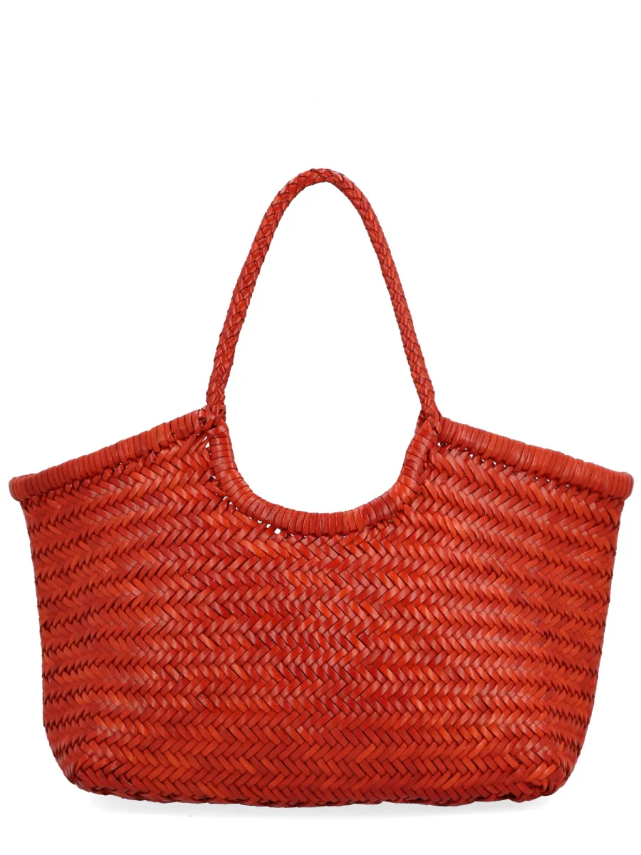 DRAGON DIFFUSION BORSA NANTUCKET LARGE in PELLE INTRECCIATA - Image 2