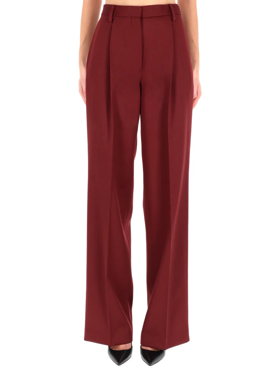 DRIES VAN NOTEN Belted Wool Trousers