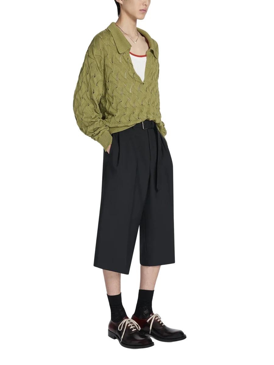 DRIES VAN NOTEN Cotton-blend Satin Straight-leg Pants - Image 2