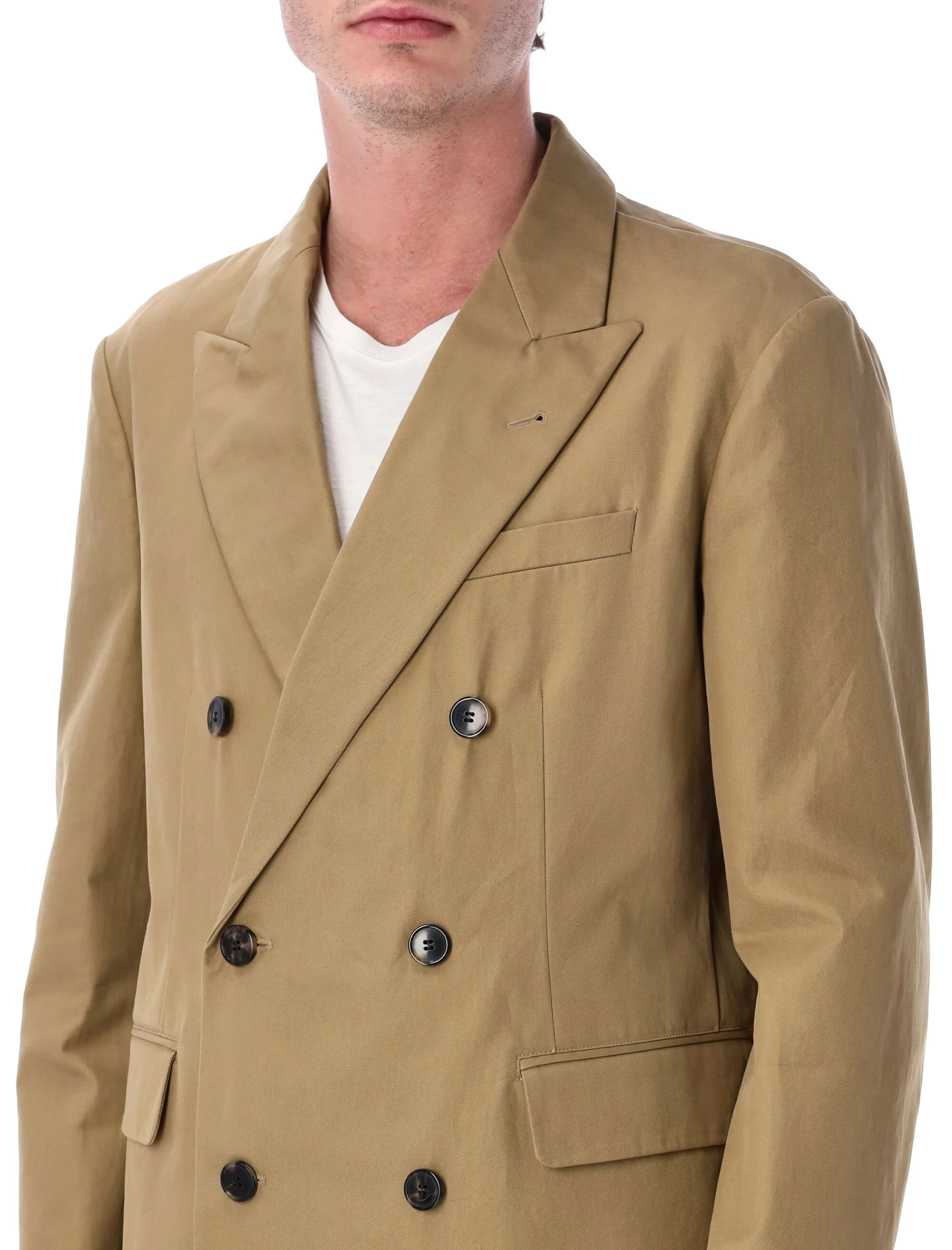 Dries Van Noten Double-breasted Wool Blazer - Image 3