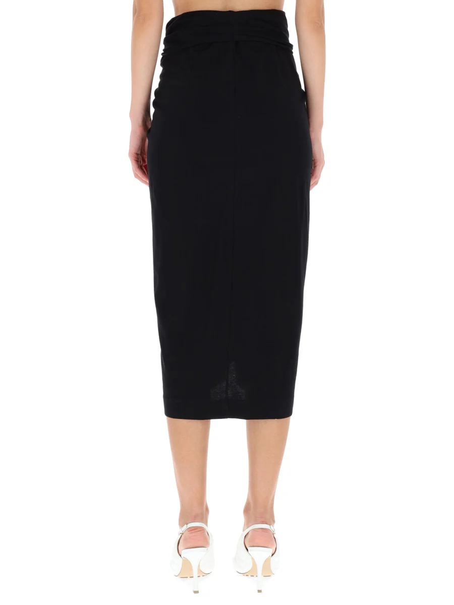 DRIES VAN NOTEN Draped "herchive" Skirt - Image 4