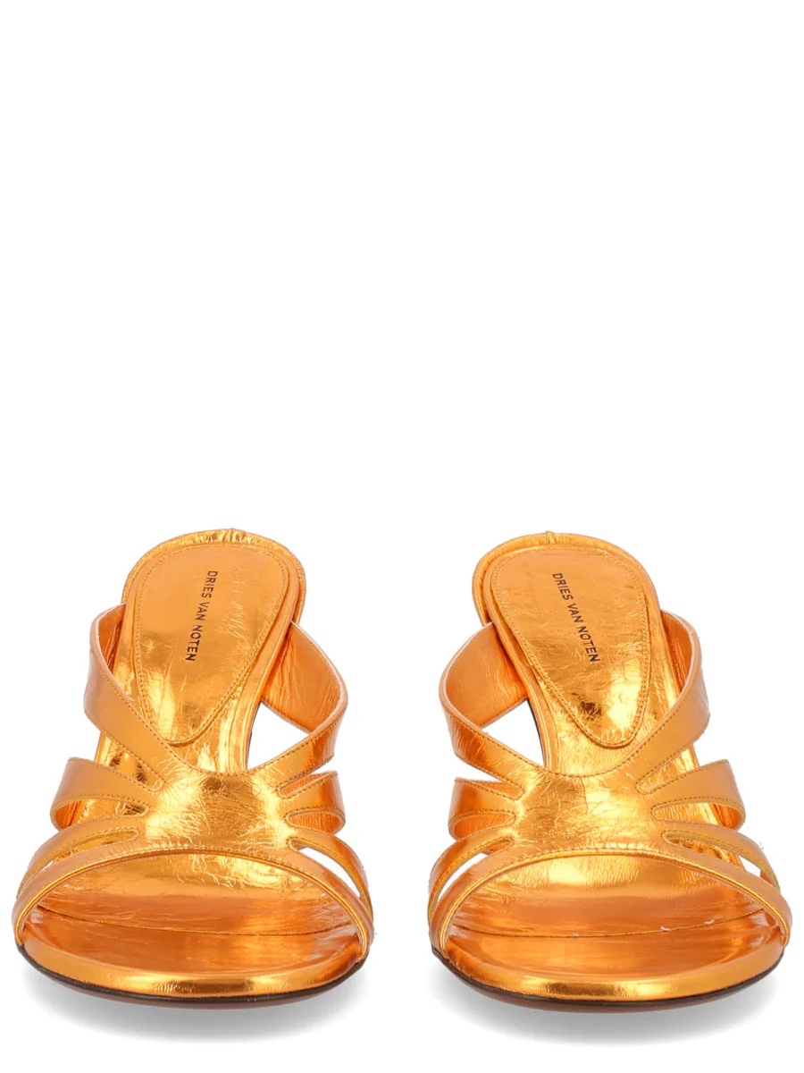 Dries Van Noten Elegant Leather Heels for Women - Image 3