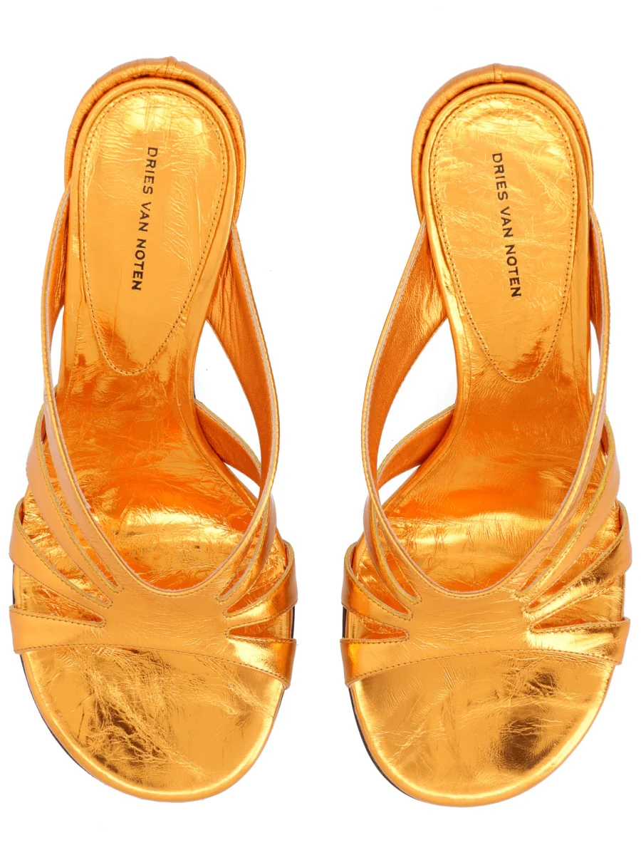 Dries Van Noten Elegant Leather Heels for Women - Image 5