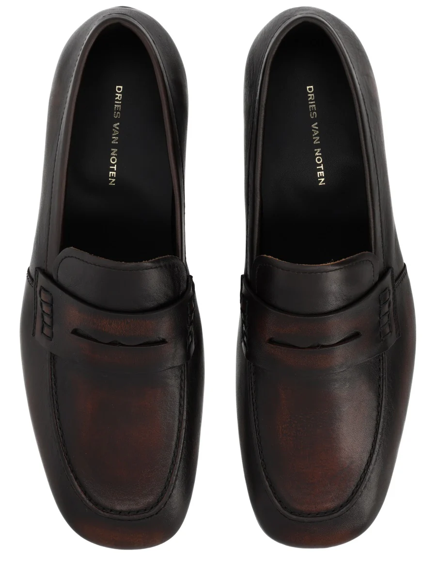 DRIES VAN NOTEN Leather Loafers - Image 6