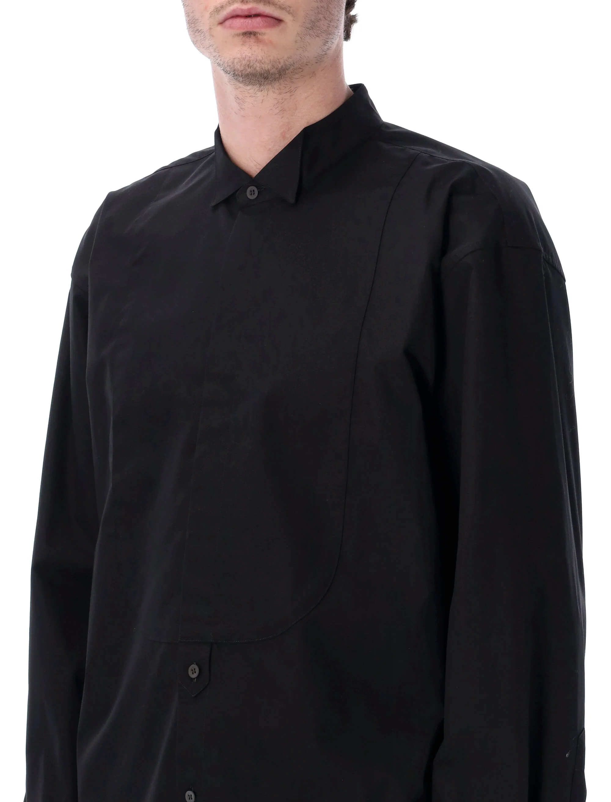 Dries Van Noten Oversized Tuxedo Shirt - Image 3
