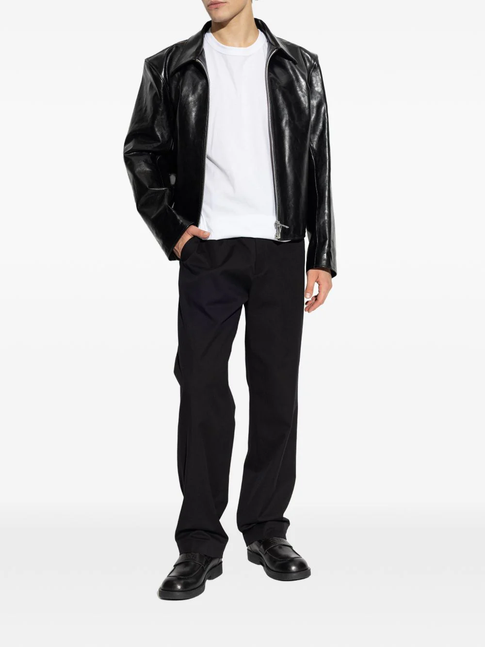 Dries Van Noten Penny Wool Straight Pants - Image 3