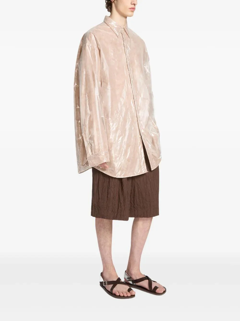DRIES VAN NOTEN Pleated Bermuda Shorts - Image 3