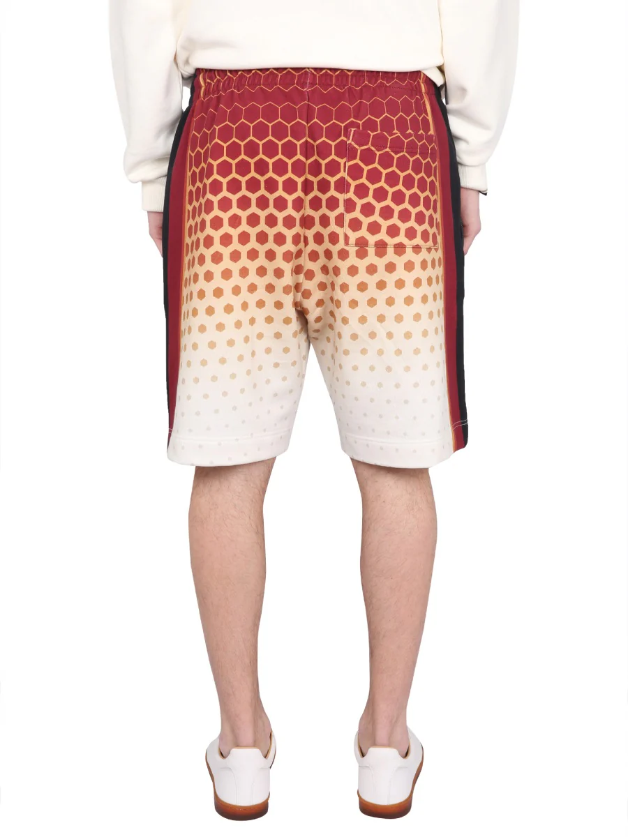 DRIES VAN NOTEN Printed Cotton-blend Jacquard Shorts - Image 4