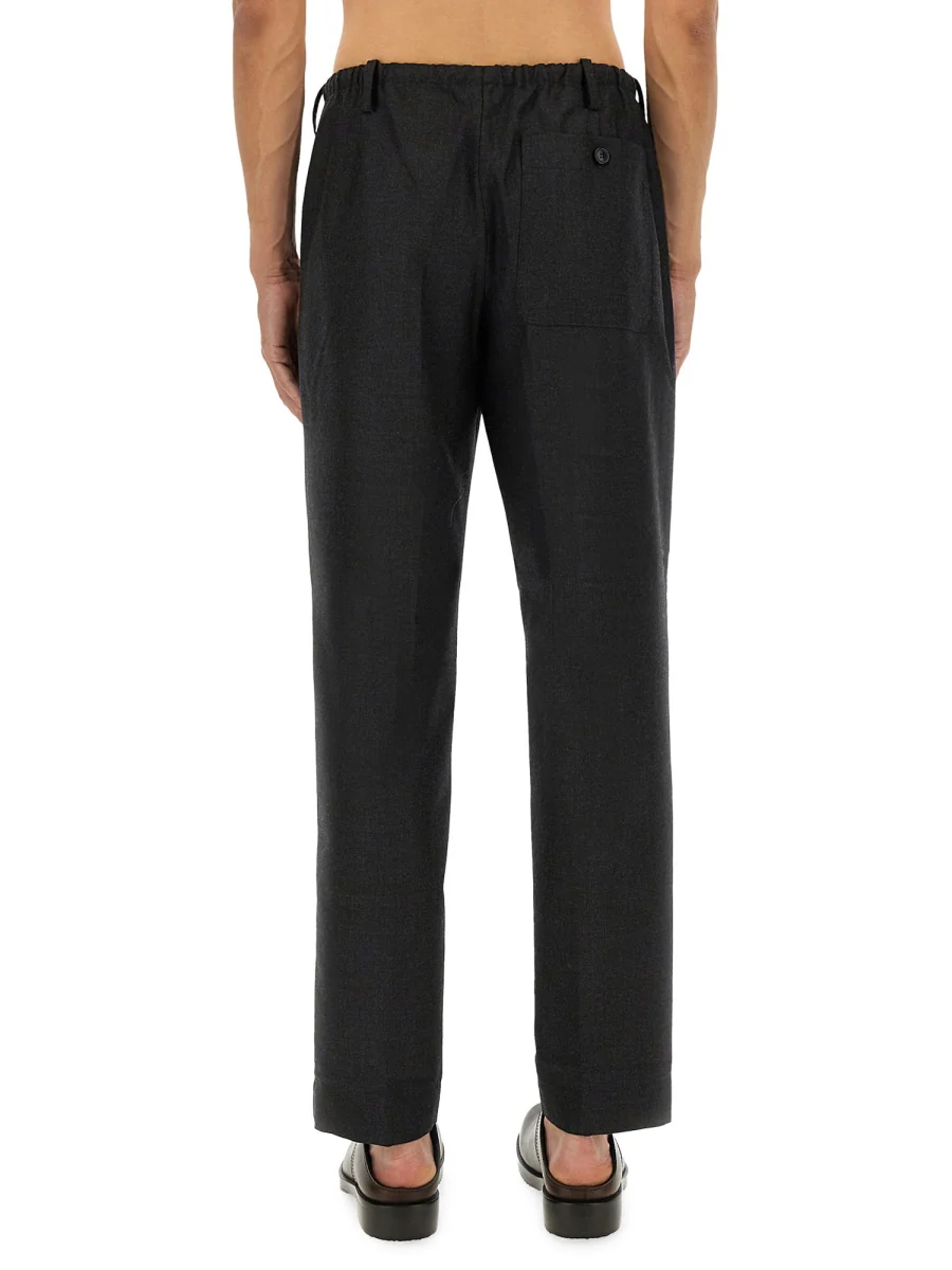 DRIES VAN NOTEN Straight Wool Pants - Autumn-Winter Men - Image 7