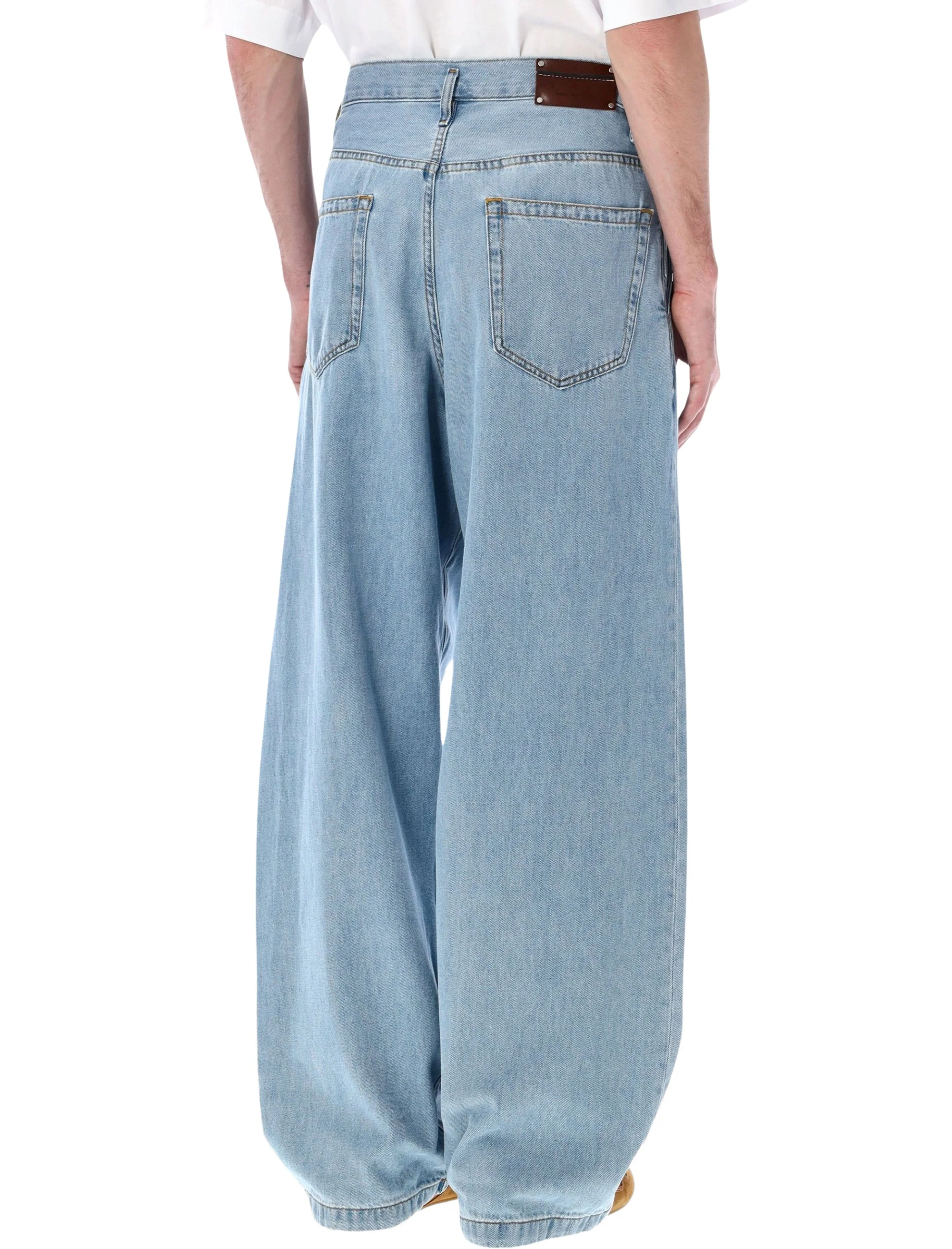 Dries Van Noten Wide Pleated Jeans - Spring-Summer Women - Image 2