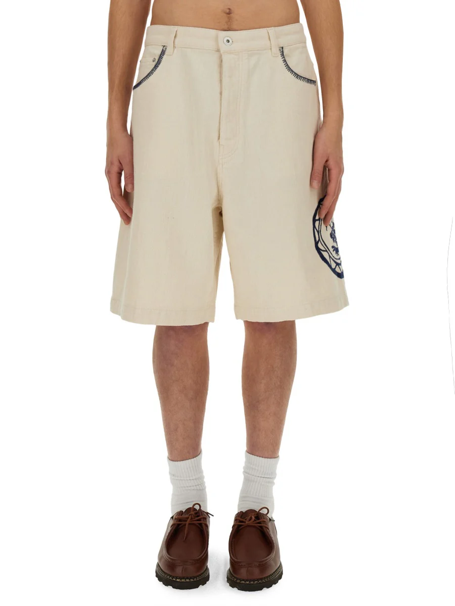 DRÔLE DE MONSIEUR Cotton Bermuda Shorts