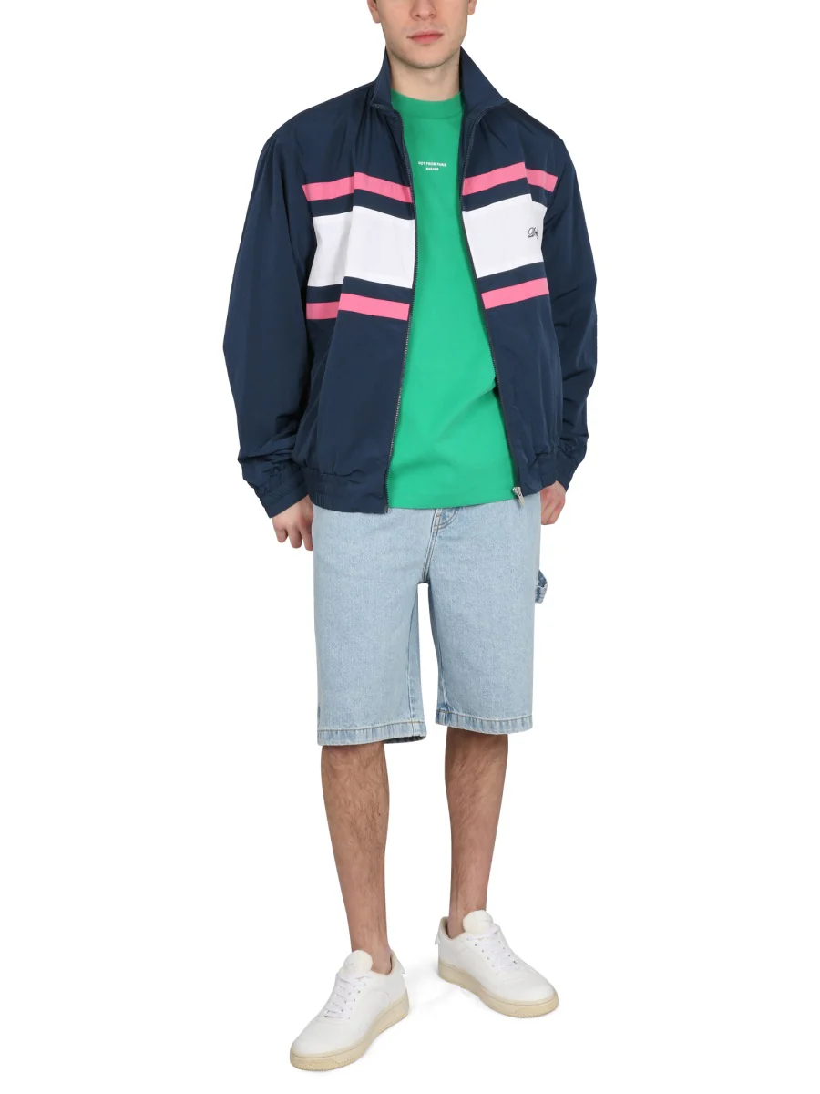 Drôle De Monsieur High Neck Zipper Closure Jacket - Image 2