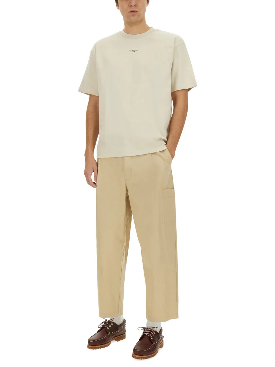 DRÔLE DE MONSIEUR Linen Cropped Pants - Image 2