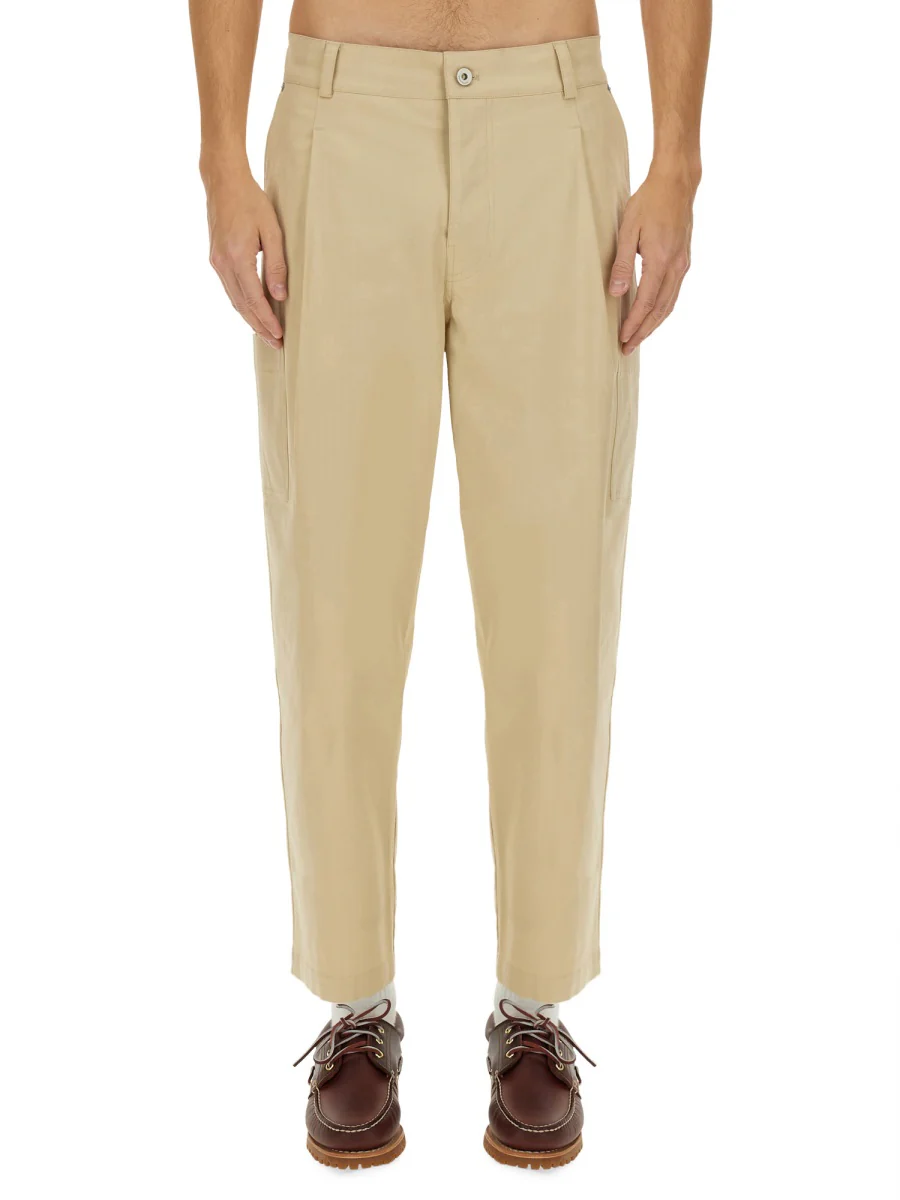 DRÔLE DE MONSIEUR Linen Cropped Pants - Image 5
