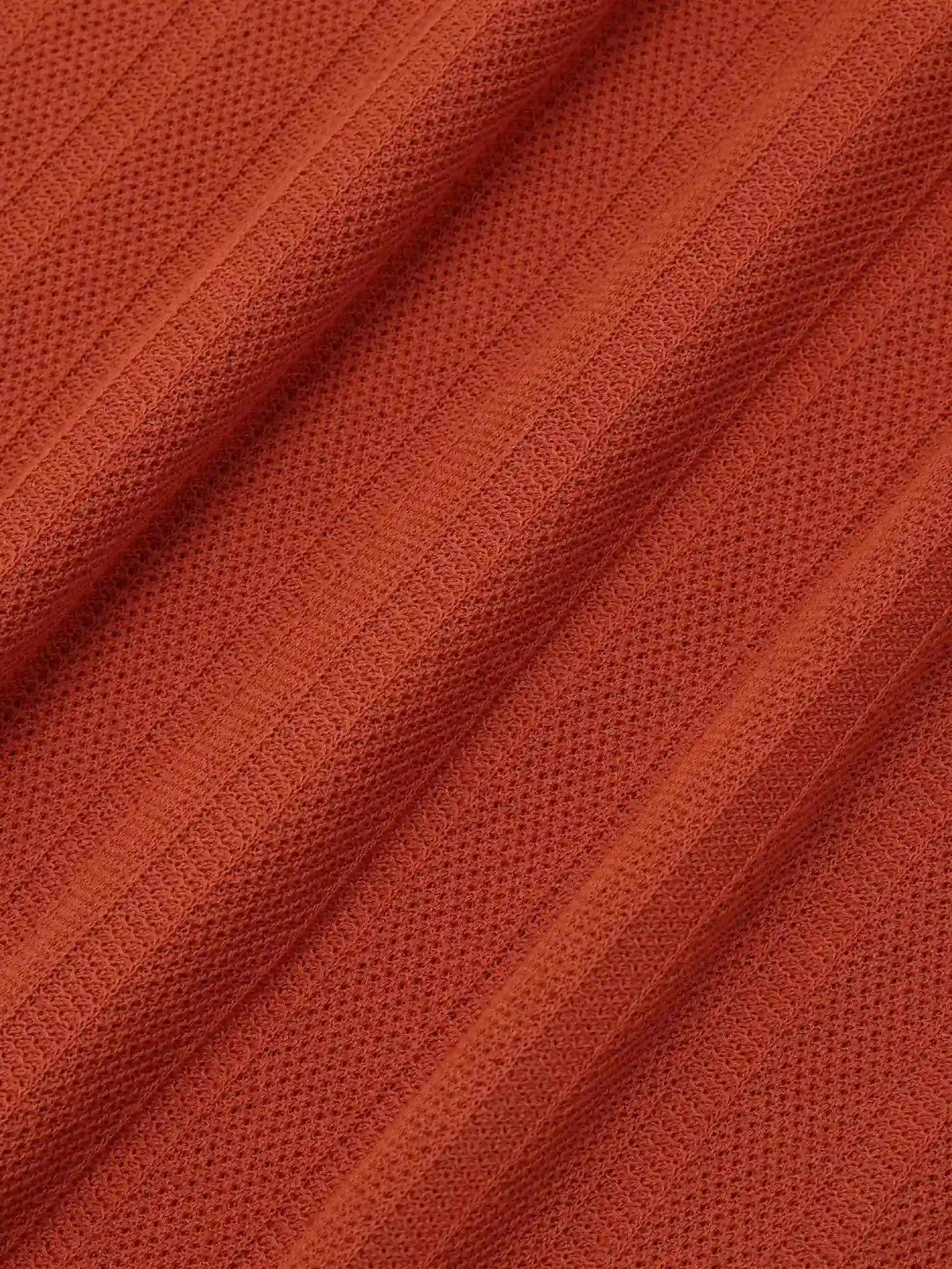 Drole De Monsieur Long-sleeved Polo Shirt with Half-Zip Closure for Men - Image 4