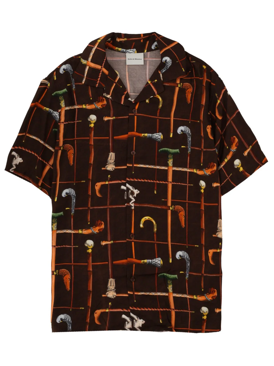 Drôle De Monsieur Men's Shirt with Print - Size L