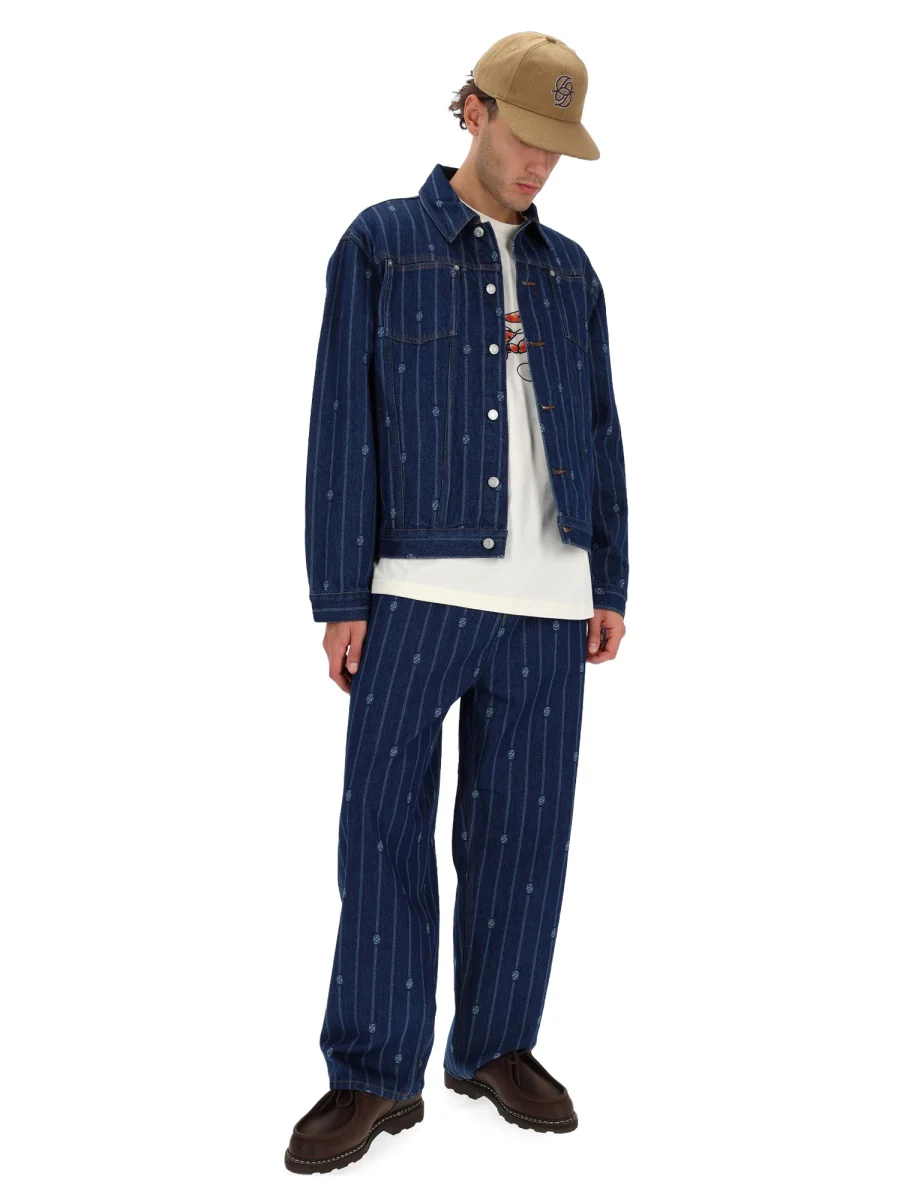 DRÔLE DE MONSIEUR Monogram Denim Jacket - Image 2