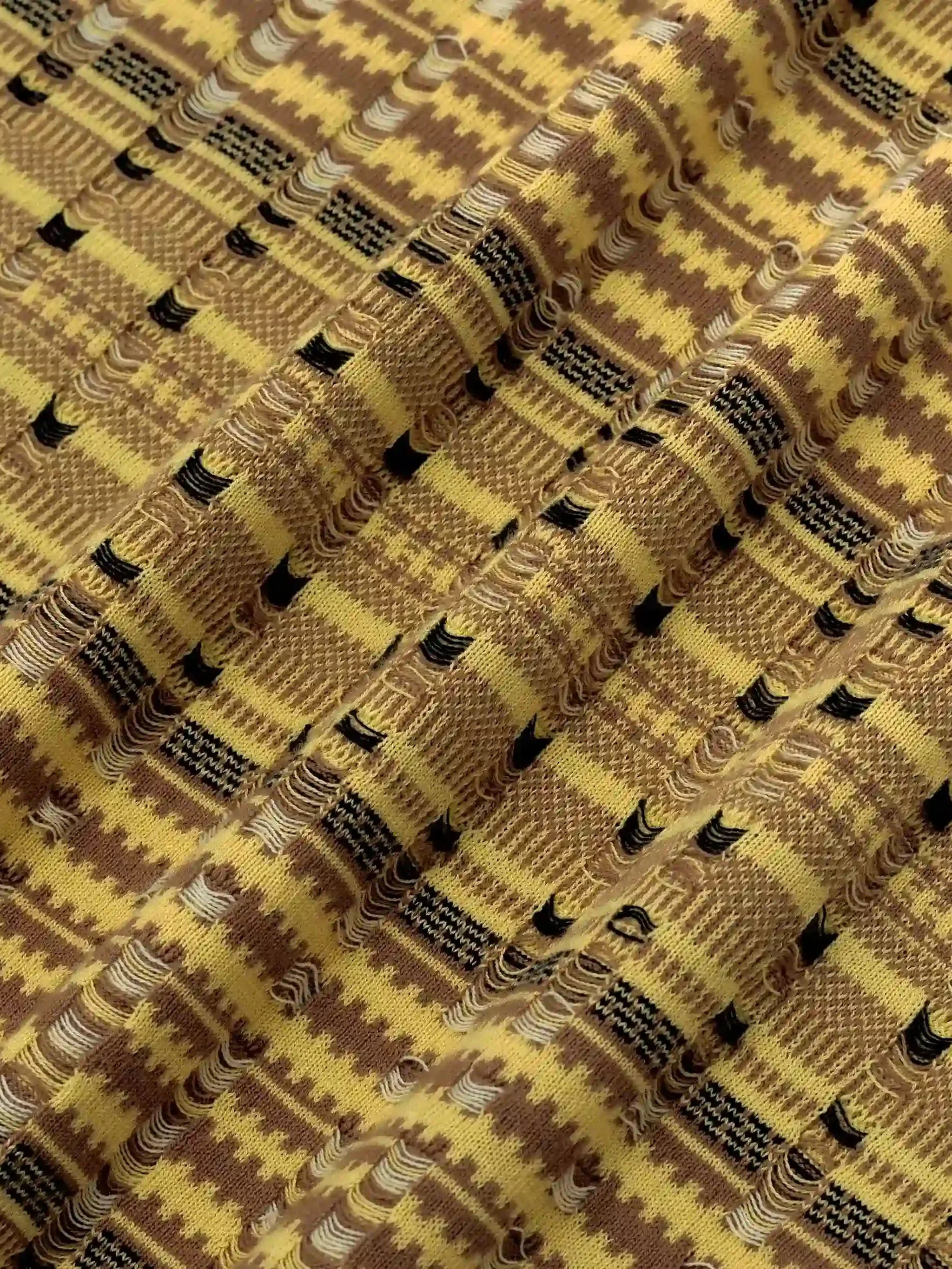 Drole De Monsieur Short-sleeved Mini Polo with Unique Knit Design - Image 3