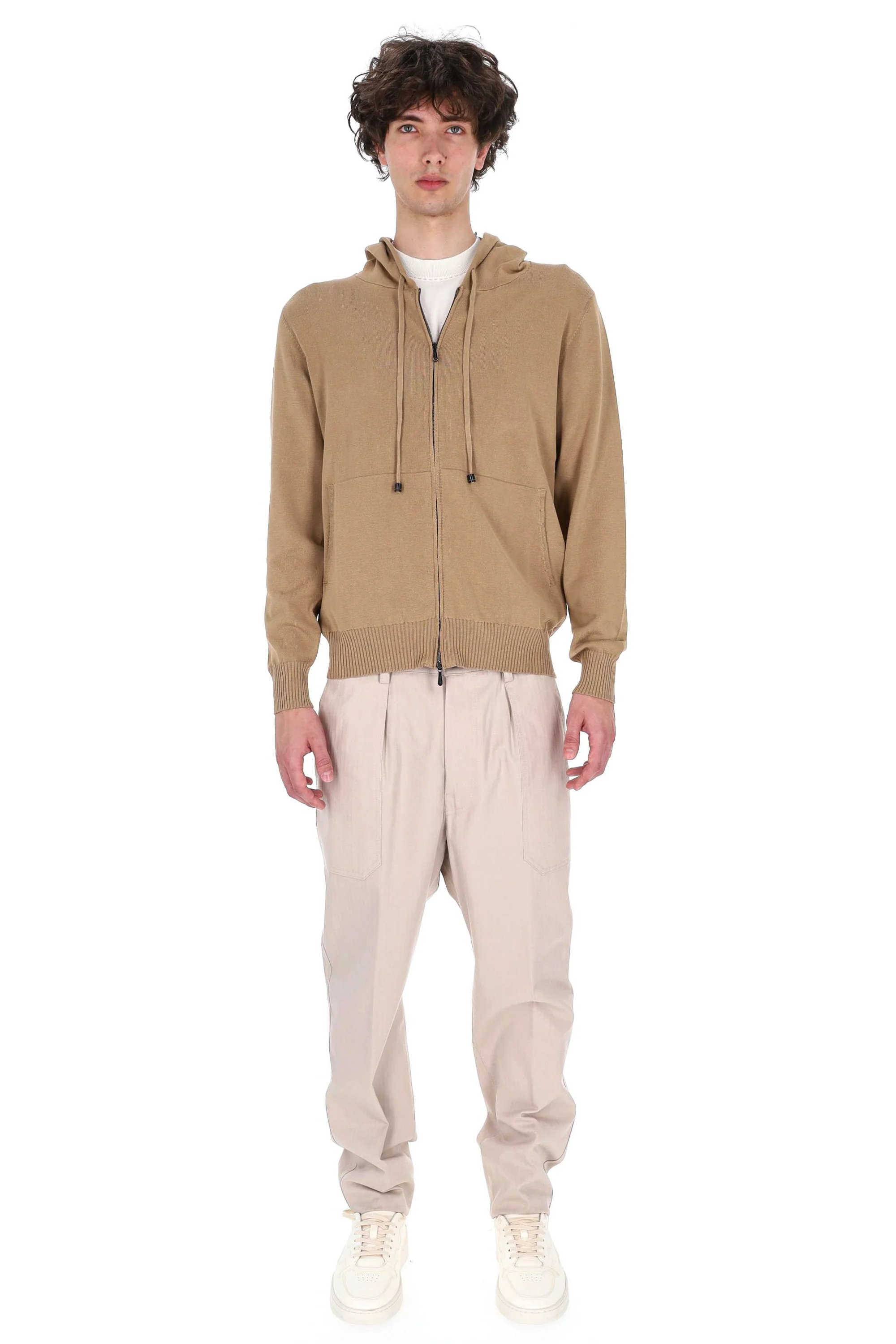 Drumohr Classic Cashmere Sweater for Men - Size Medium