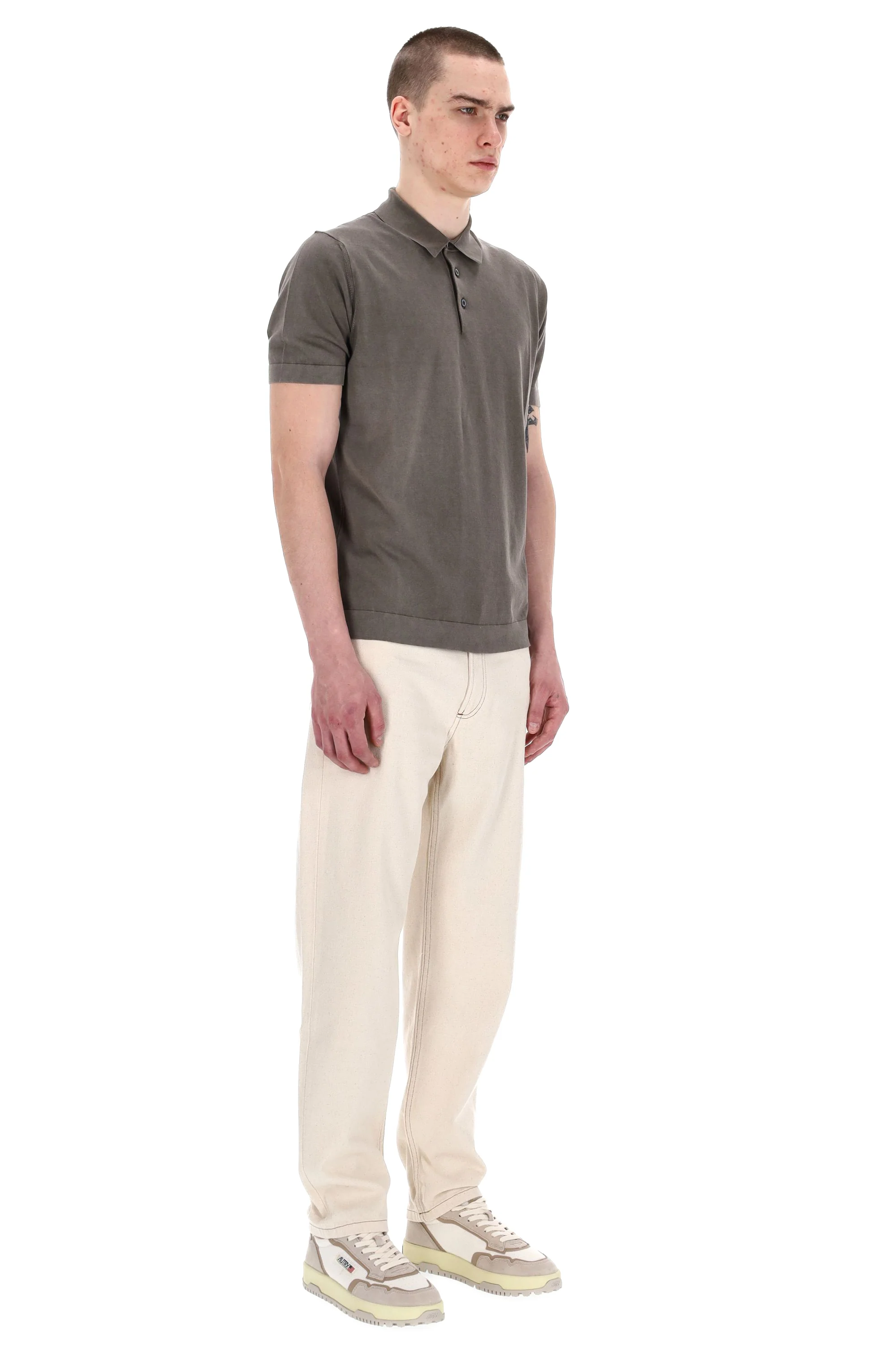 Drumohr Classic Mini Polo for Men - Image 2