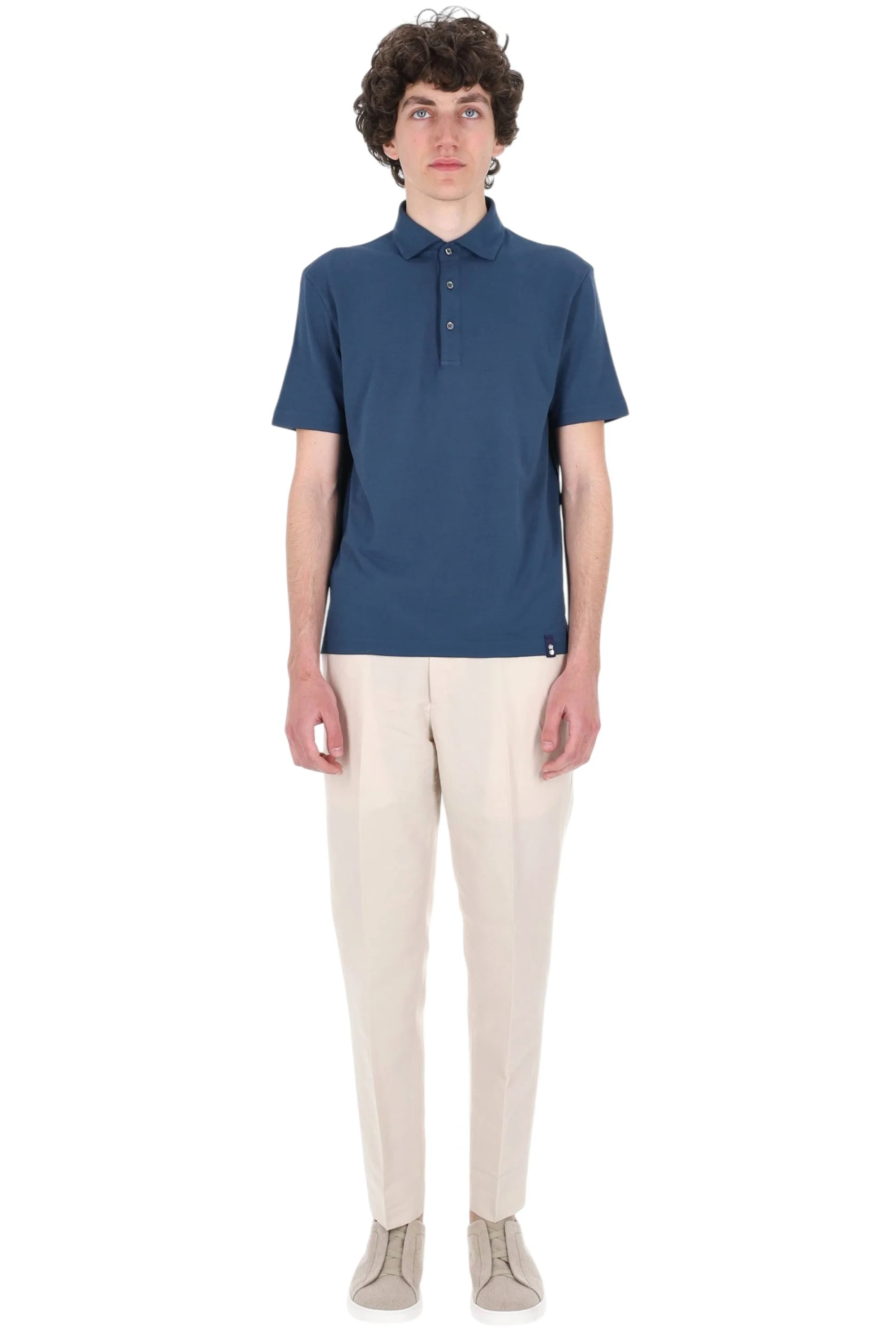 Drumohr Classic Mini Polo for Men - Image 2