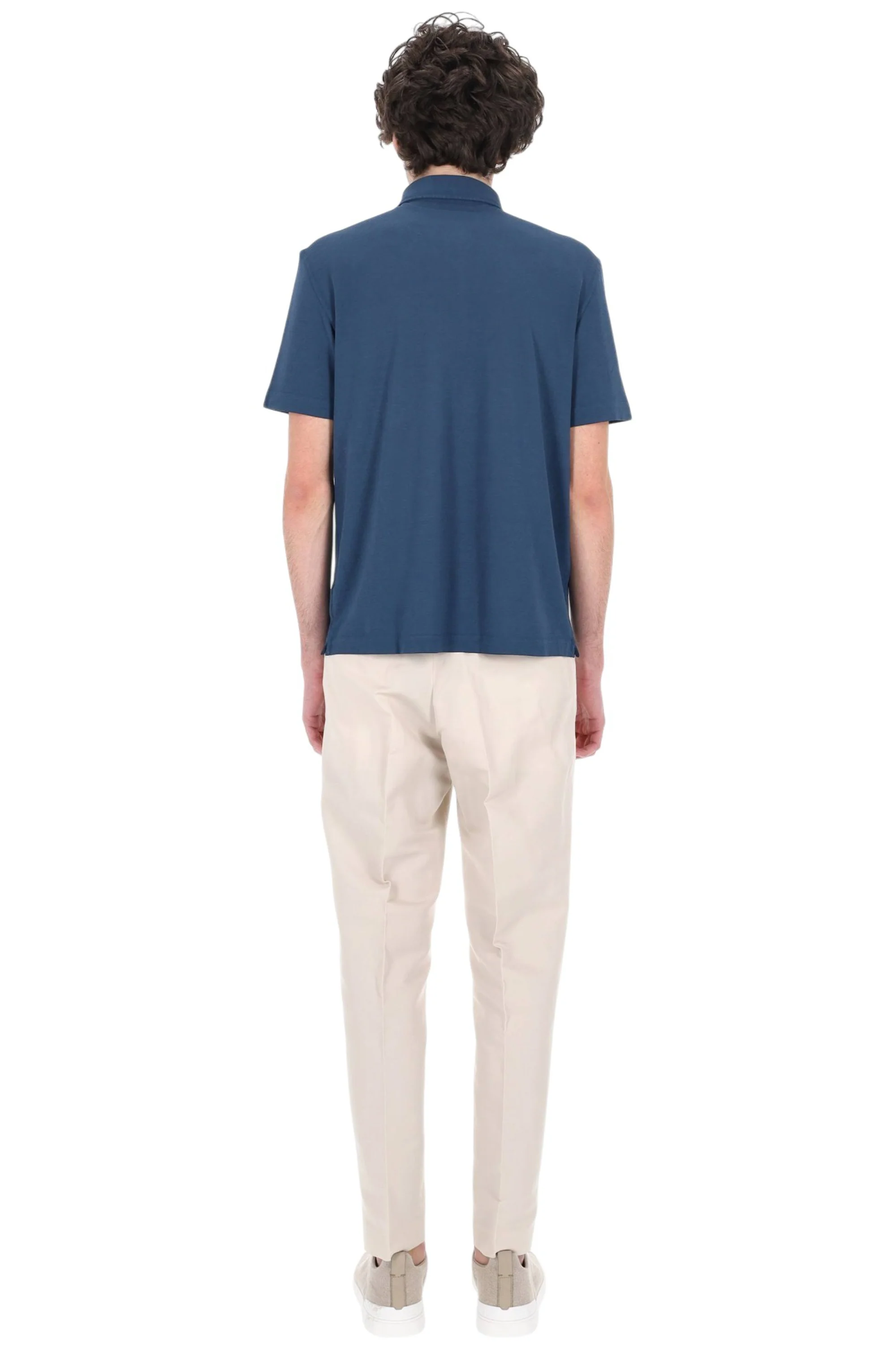 Drumohr Classic Mini Polo for Men - Image 4