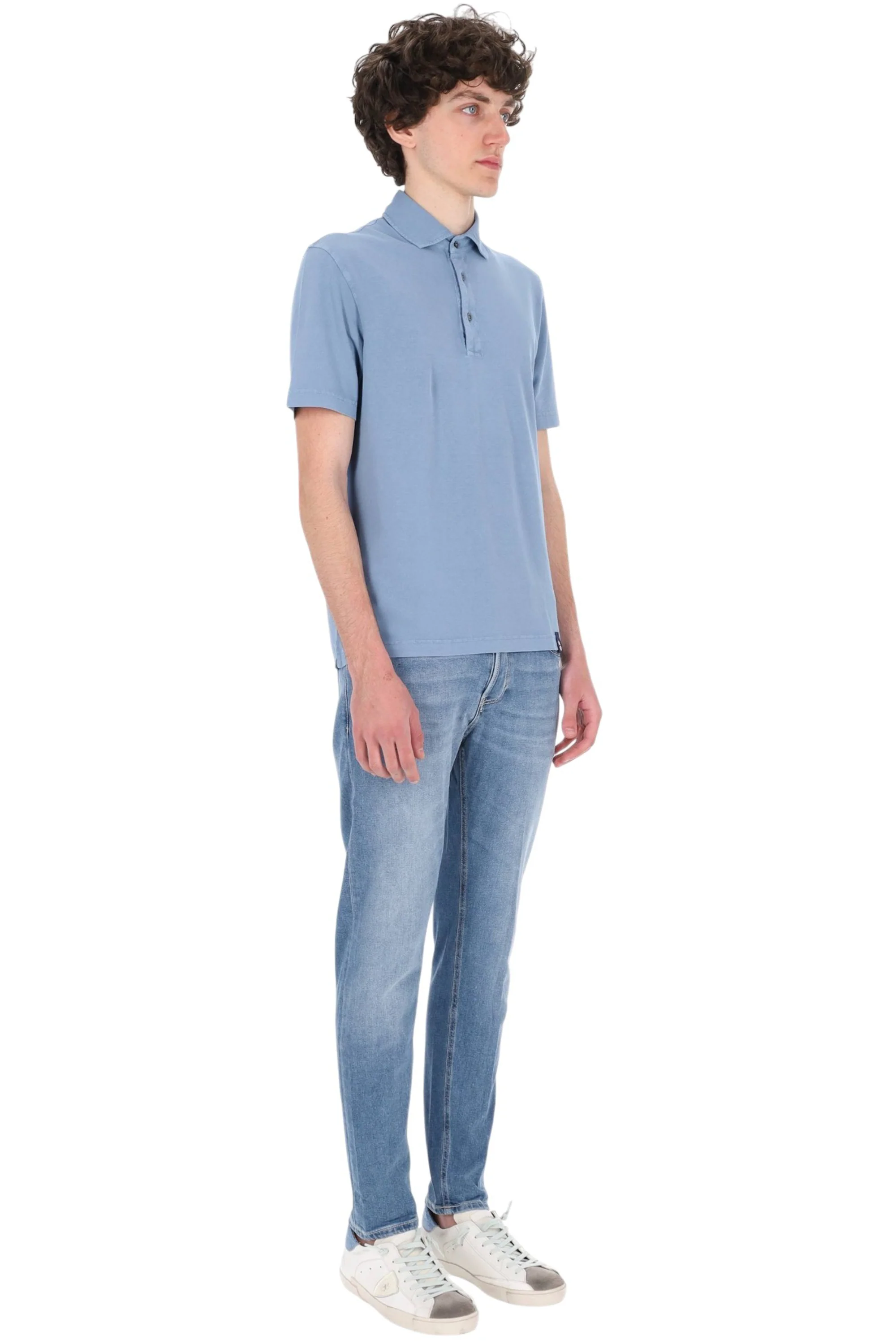 Drumohr Classic Mini Polo for Men - Image 3