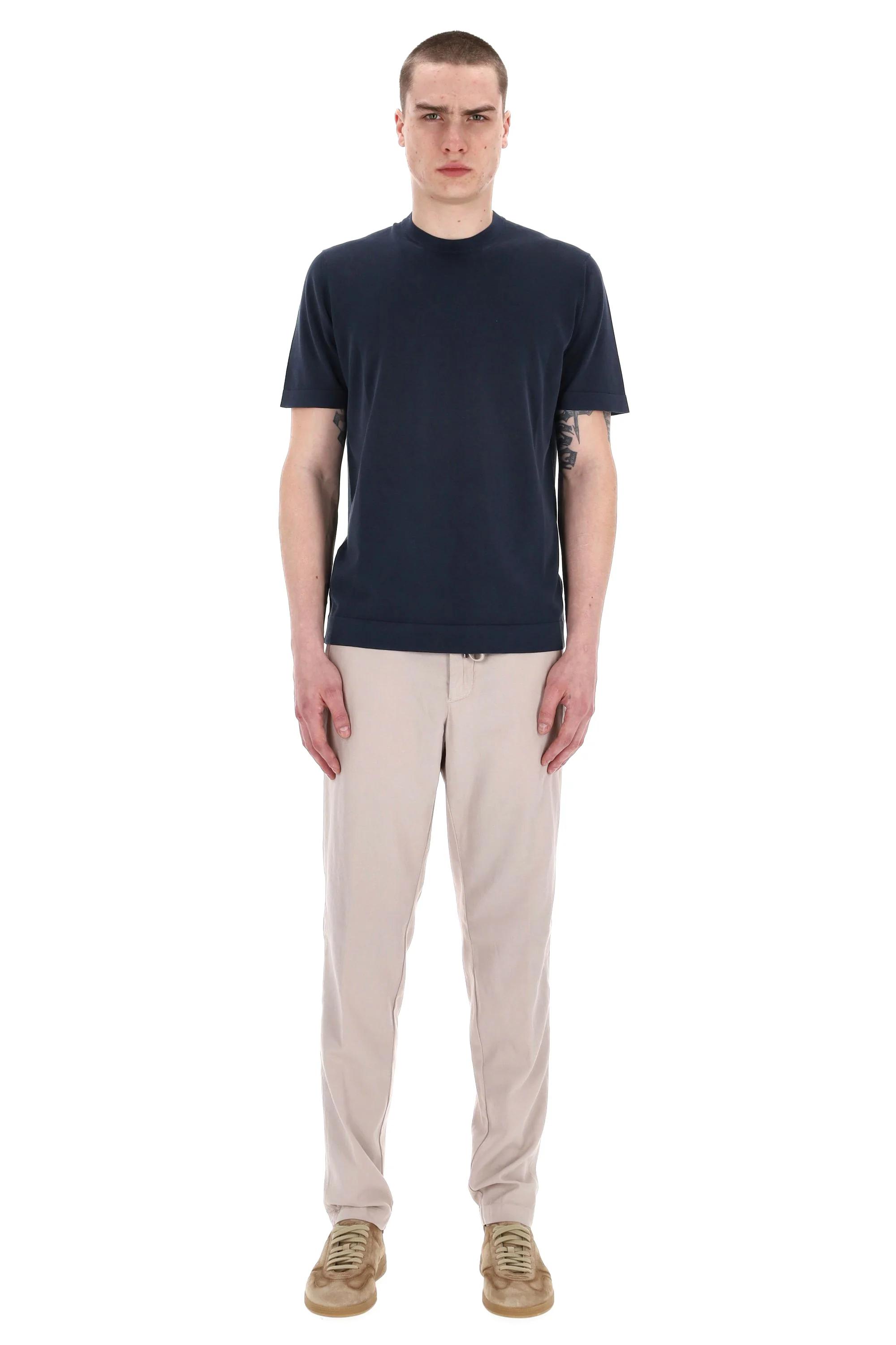 Drumohr Classic Mini Polo Shirt for Men
