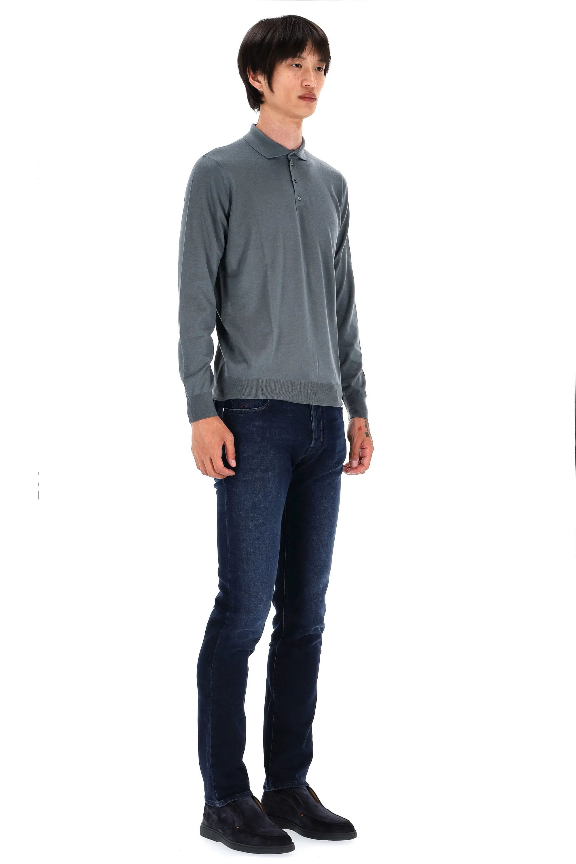 Drumohr Classic Mini Pullover Sweater for Men - Image 3