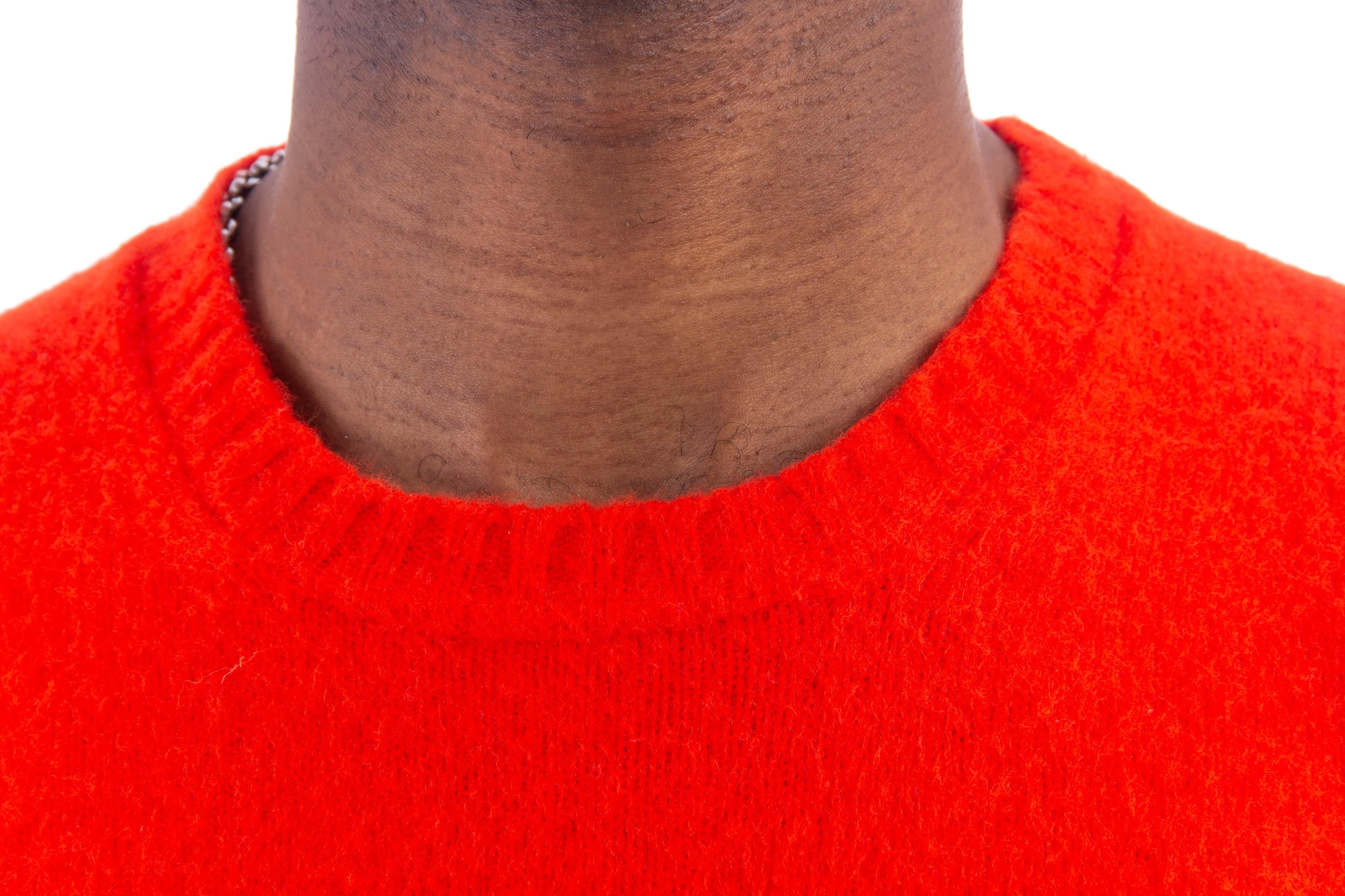 Drumohr Gauzed Wool Crewneck Sweater with Temporary Fit - Image 4