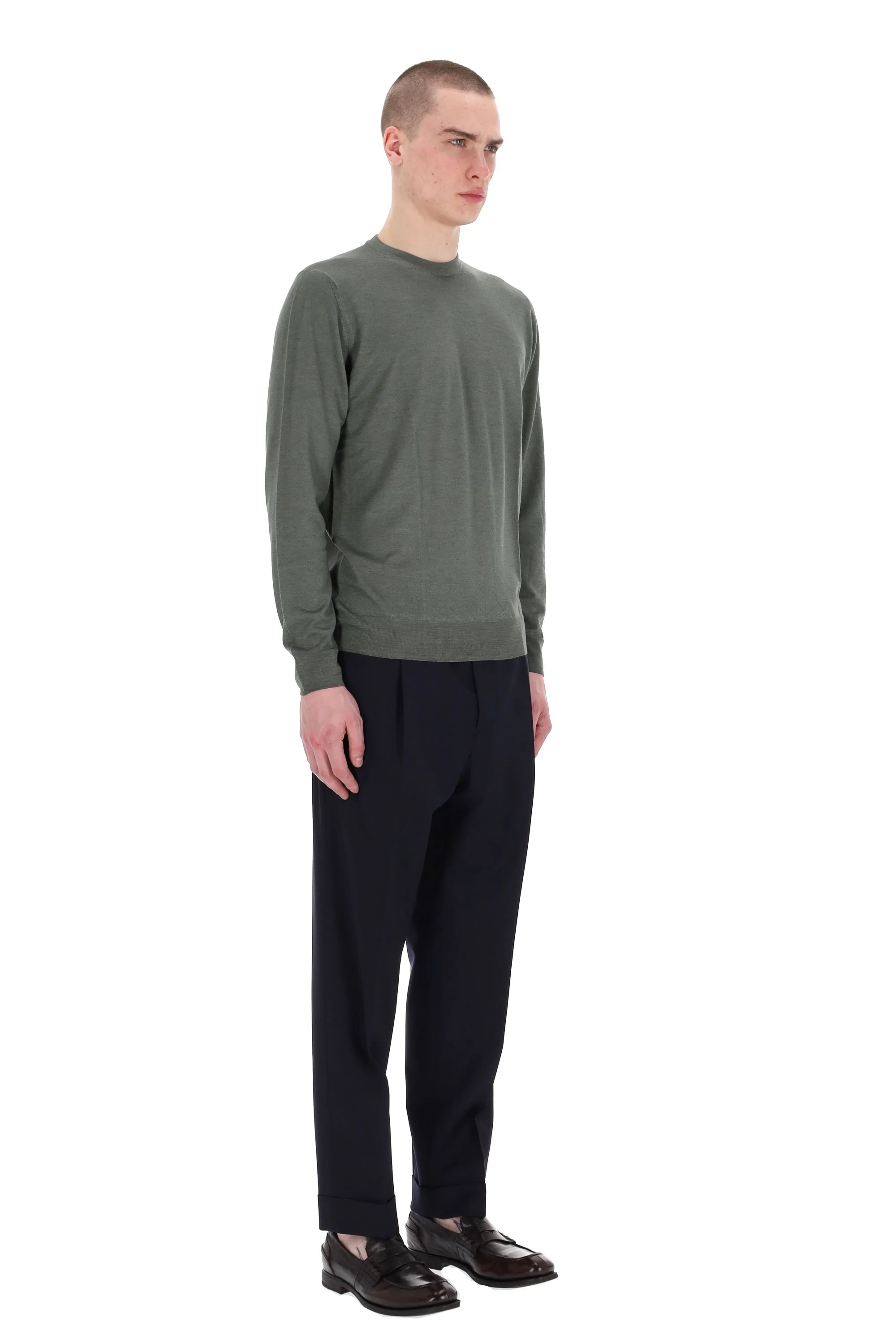 Drumohr Lightweight Mini Sweater for Men - P25 Collection - Image 3