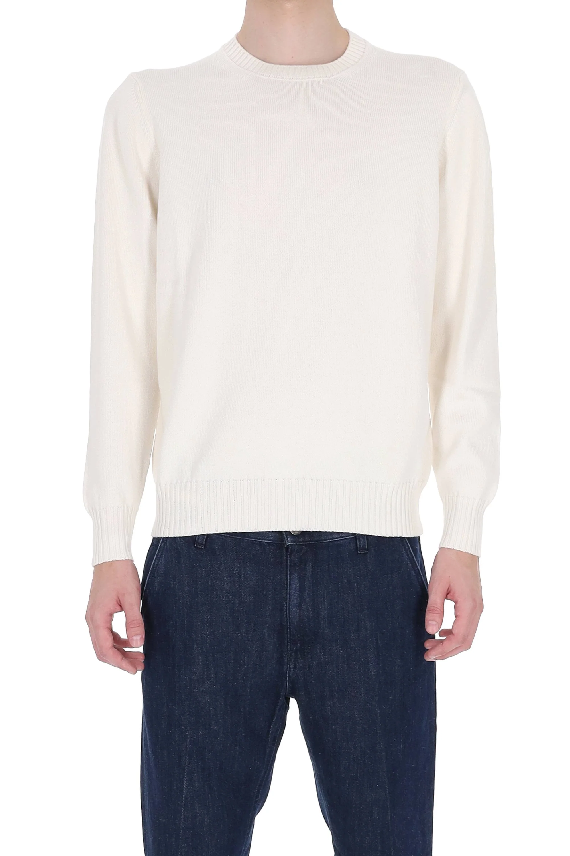 Drumohr Lightweight Natural Sweater for Men