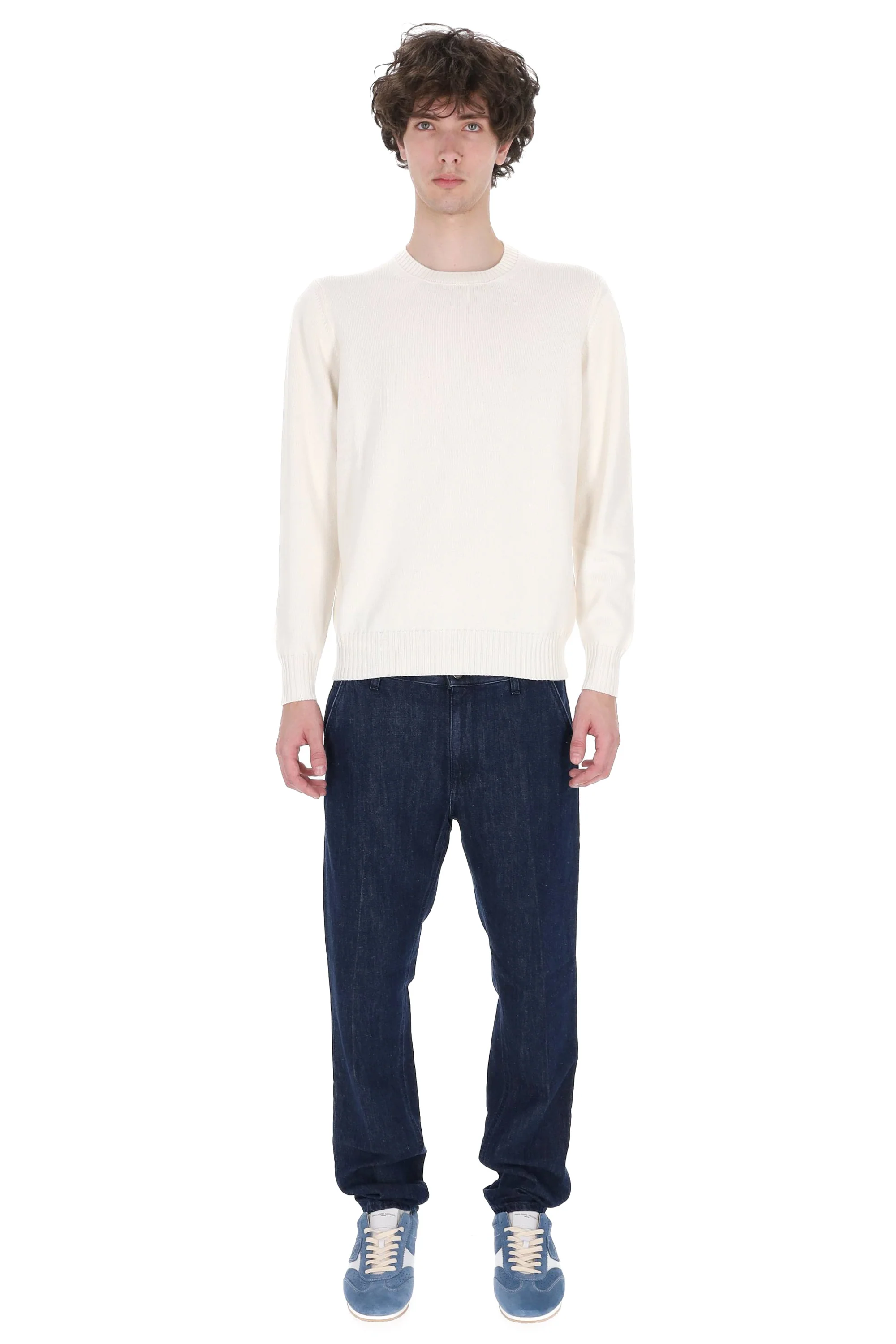 Drumohr Lightweight Natural Sweater for Men - Image 2