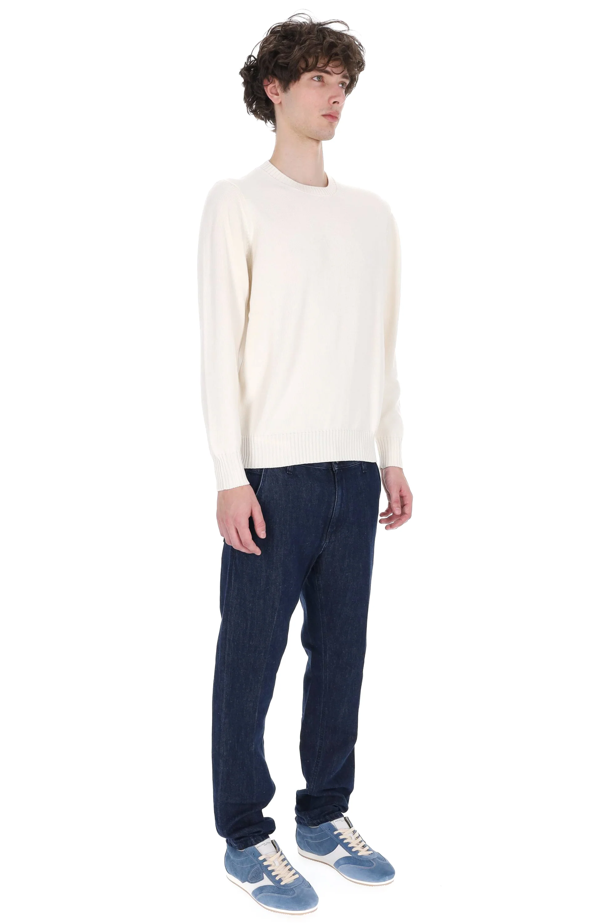 Drumohr Lightweight Natural Sweater for Men - Image 3