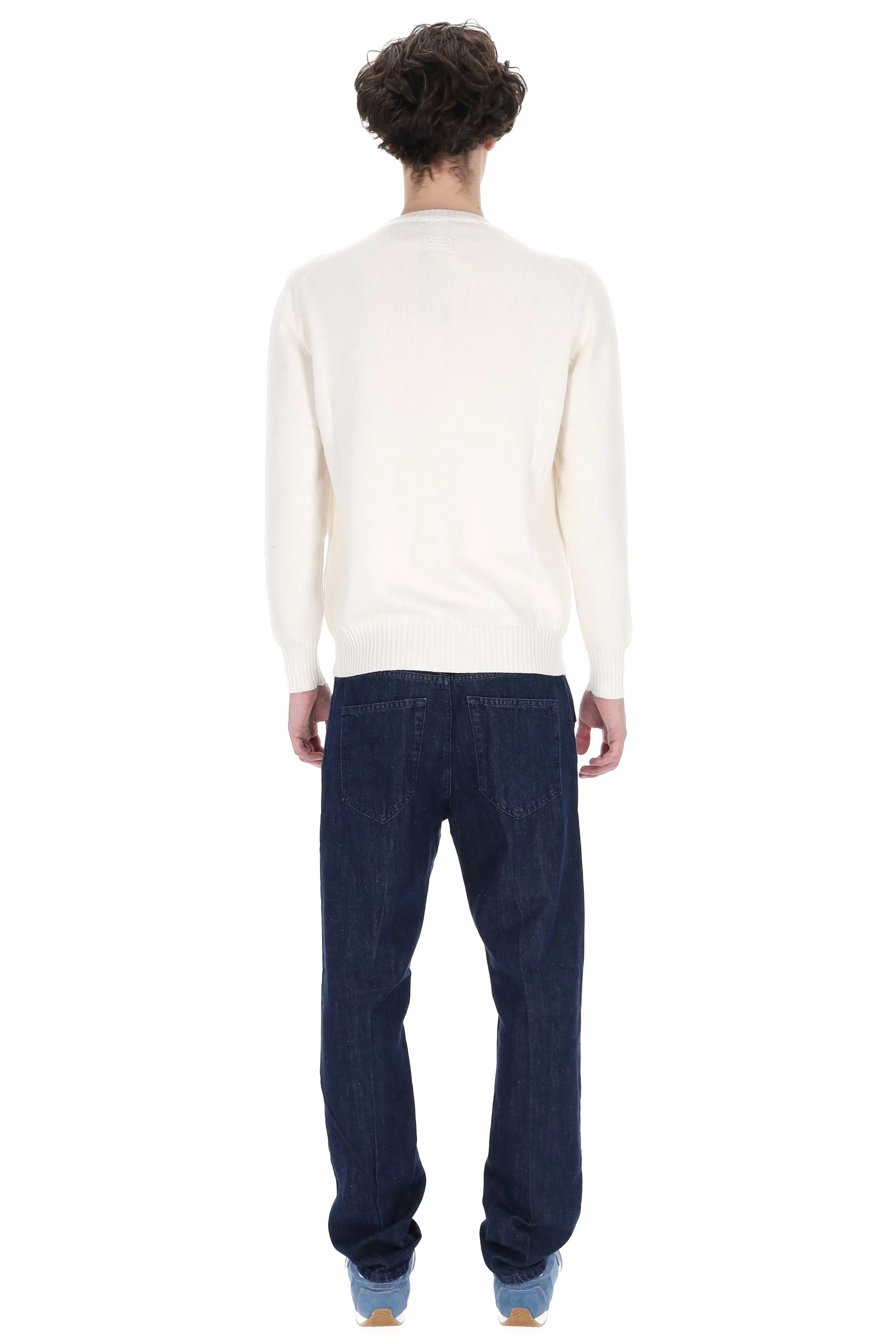 Drumohr Lightweight Natural Sweater for Men - Image 4