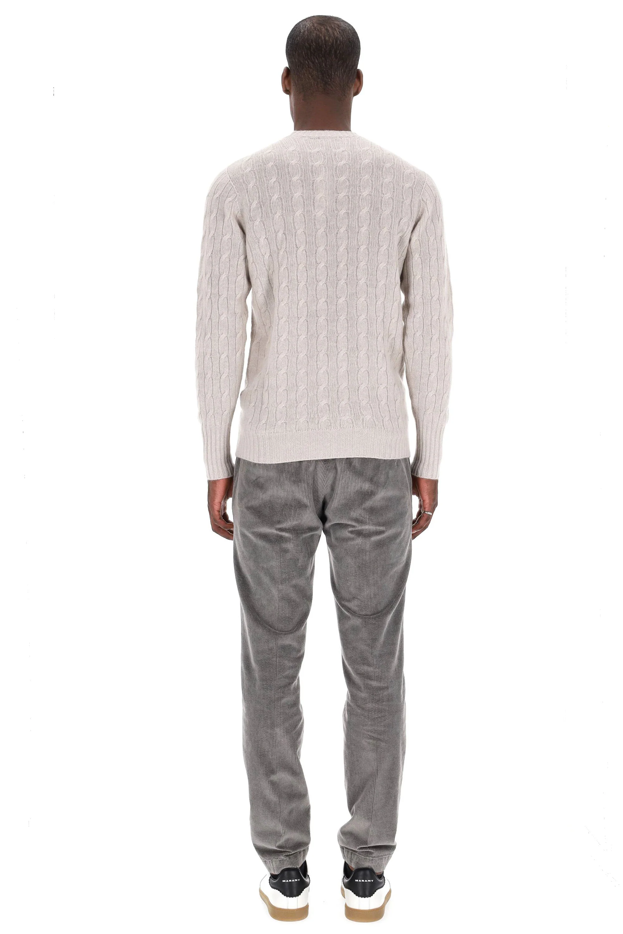 Drumohr Lightweight Natural Sweater for Men - FW25 - Image 4