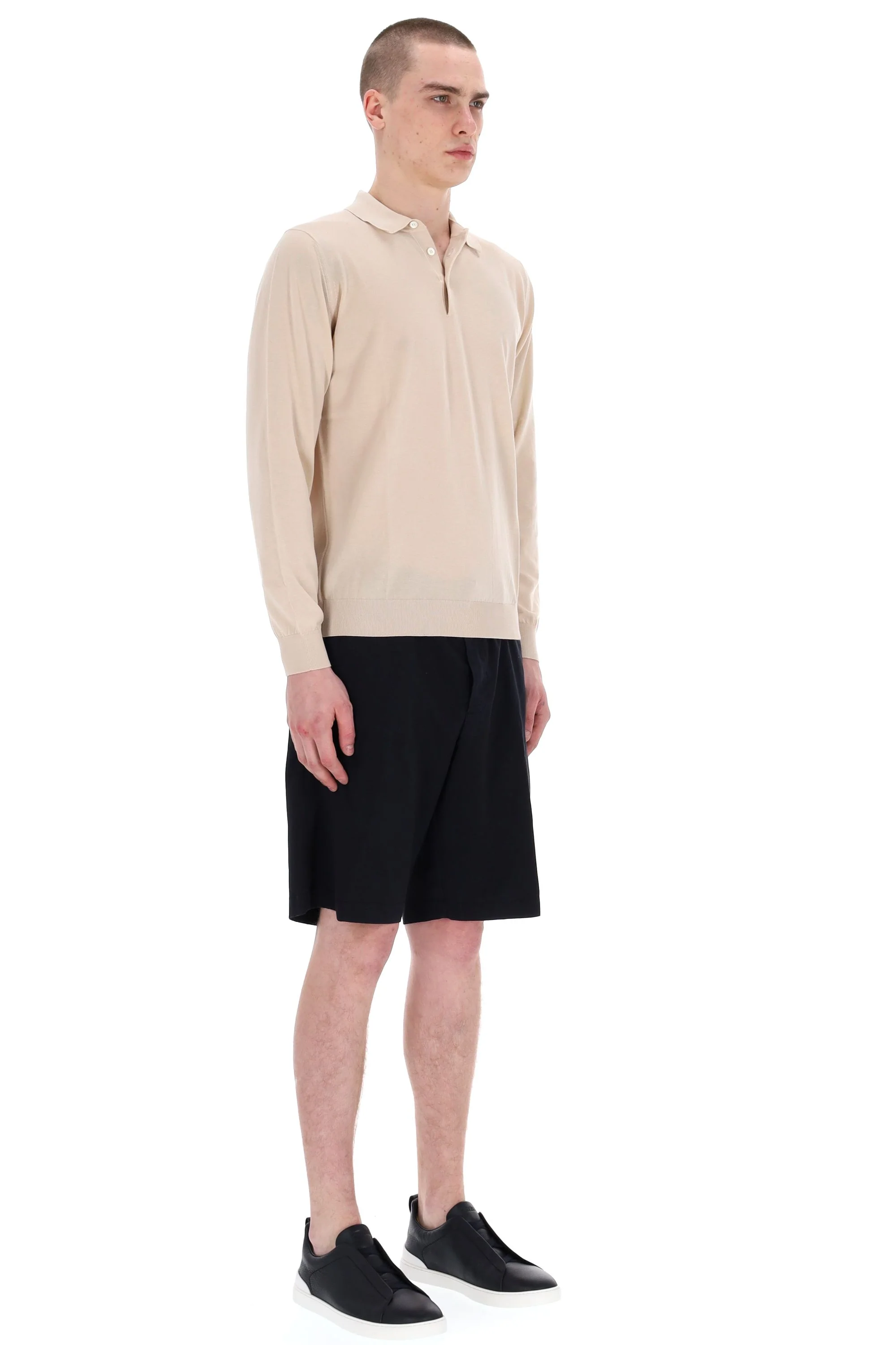 Drumohr Men's Classic Mini Polo Shirt - Image 3