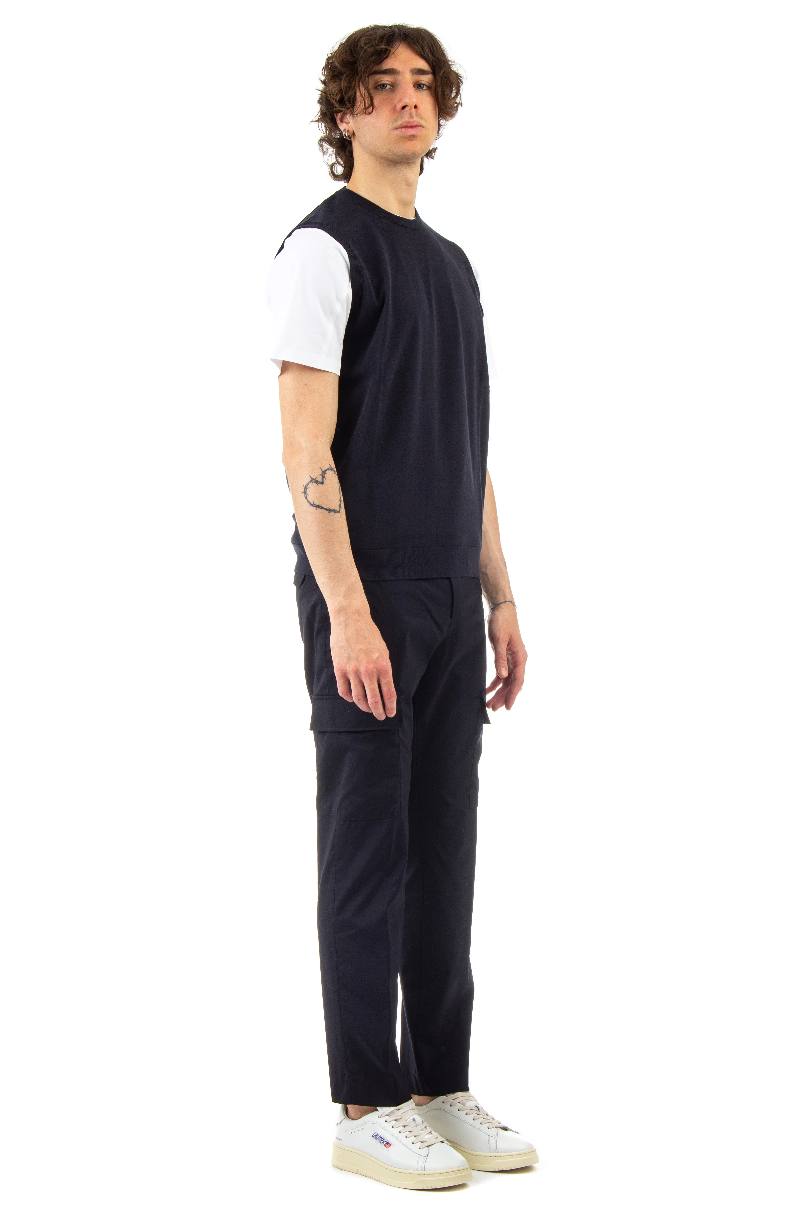 Drumohr Slim Fit Ribbed Sweater - Image 2