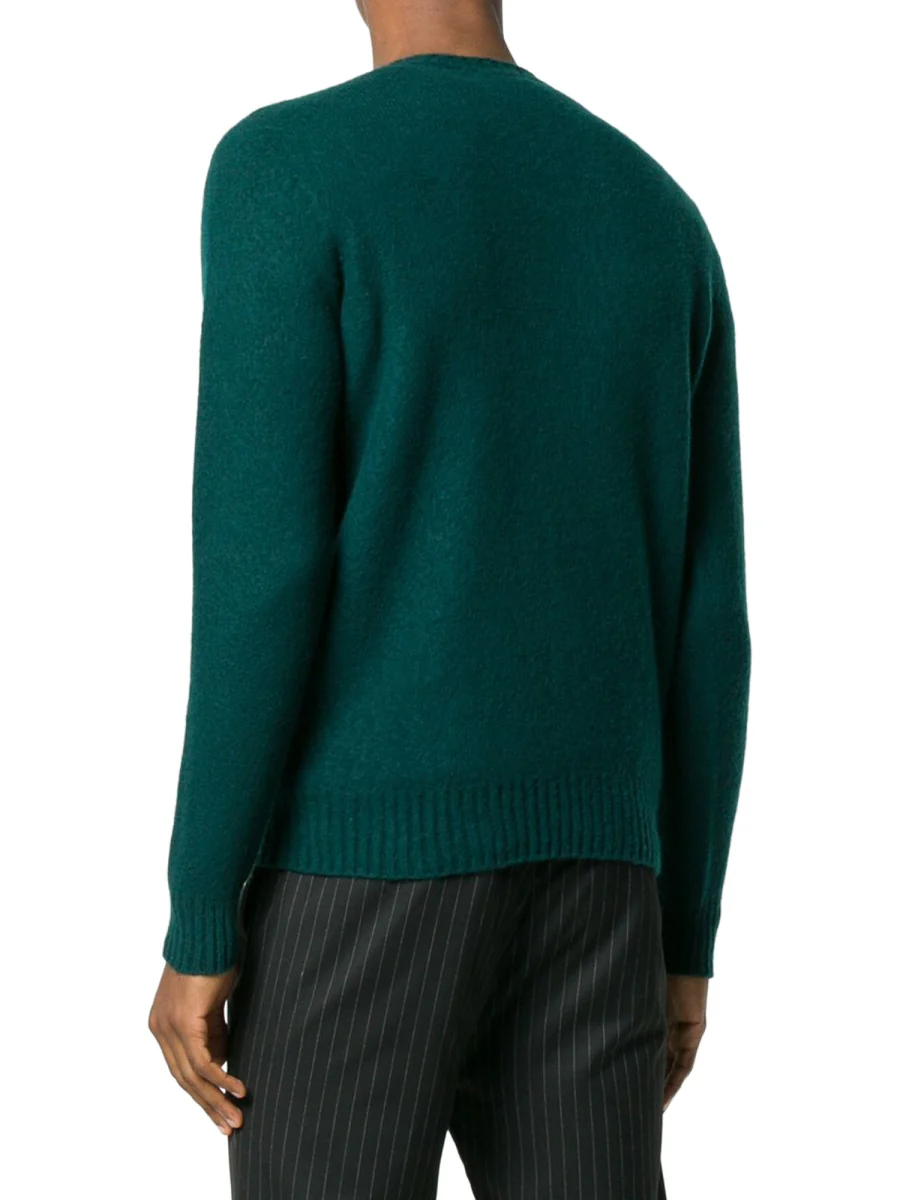 DRUMOHR Wool Sweater, Crew Neck, Ribbed Trims, Straight Hem - Image 3