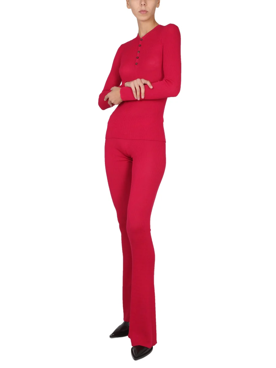DSQUARED Button Ribbed Sweater - Image 2