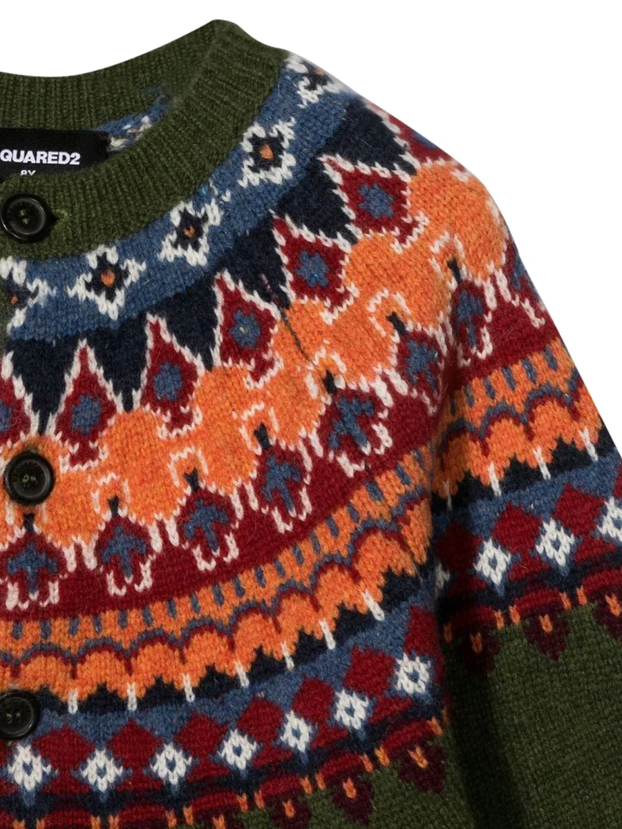 DSQUARED Cardigan with Buttons - Image 3