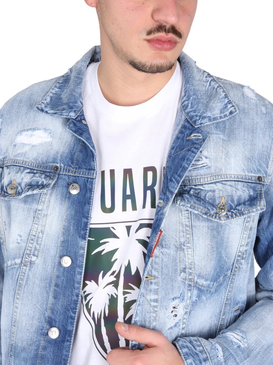 DSQUARED Caten's Beach T-shirt - Image 4