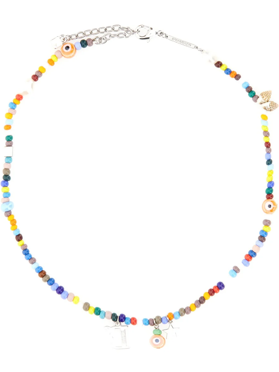 DSQUARED Coloured Bead and Shell Necklace - Image 7