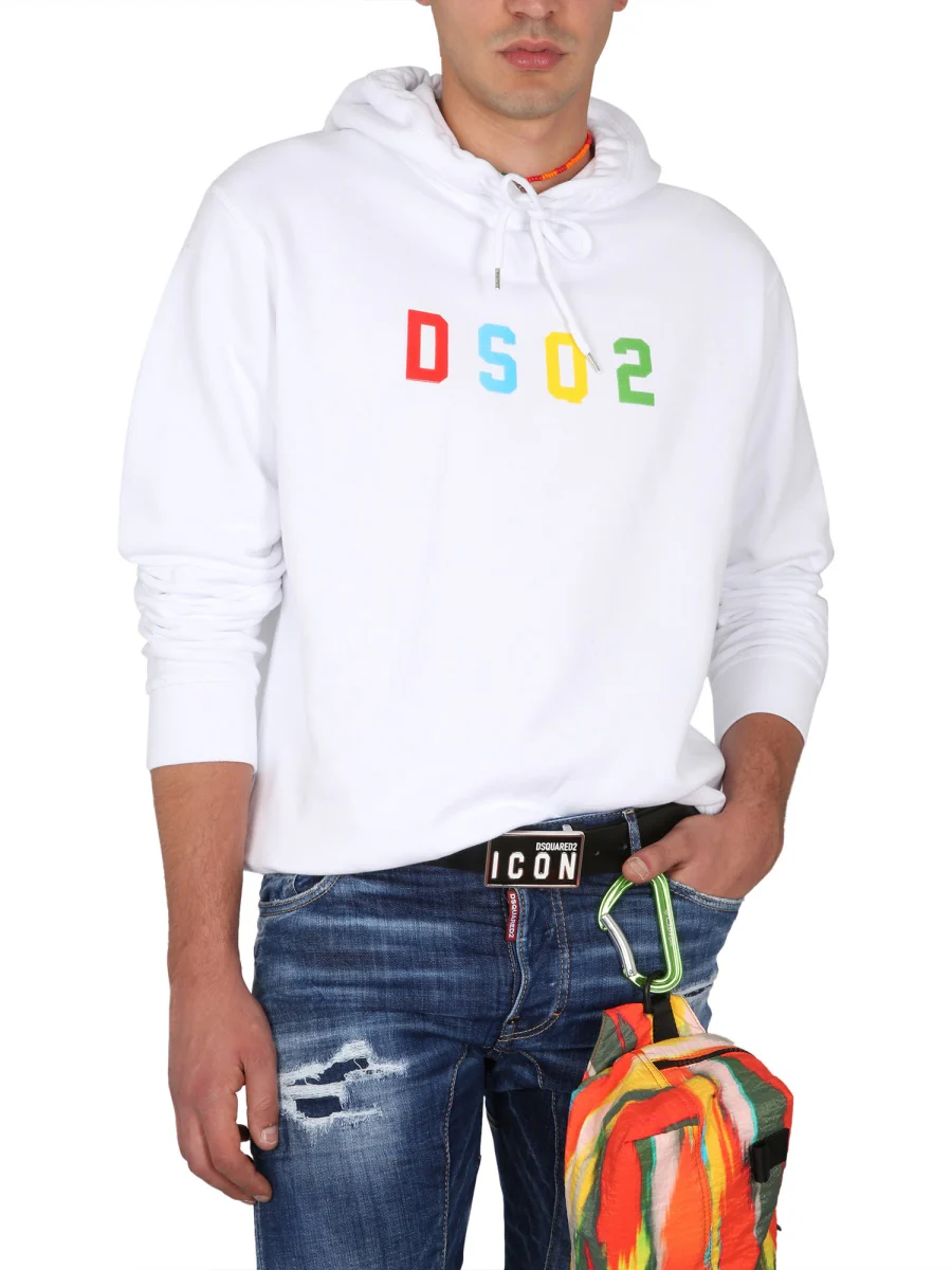 DSQUARED Cool Fit Cotton Hoodie - Image 3