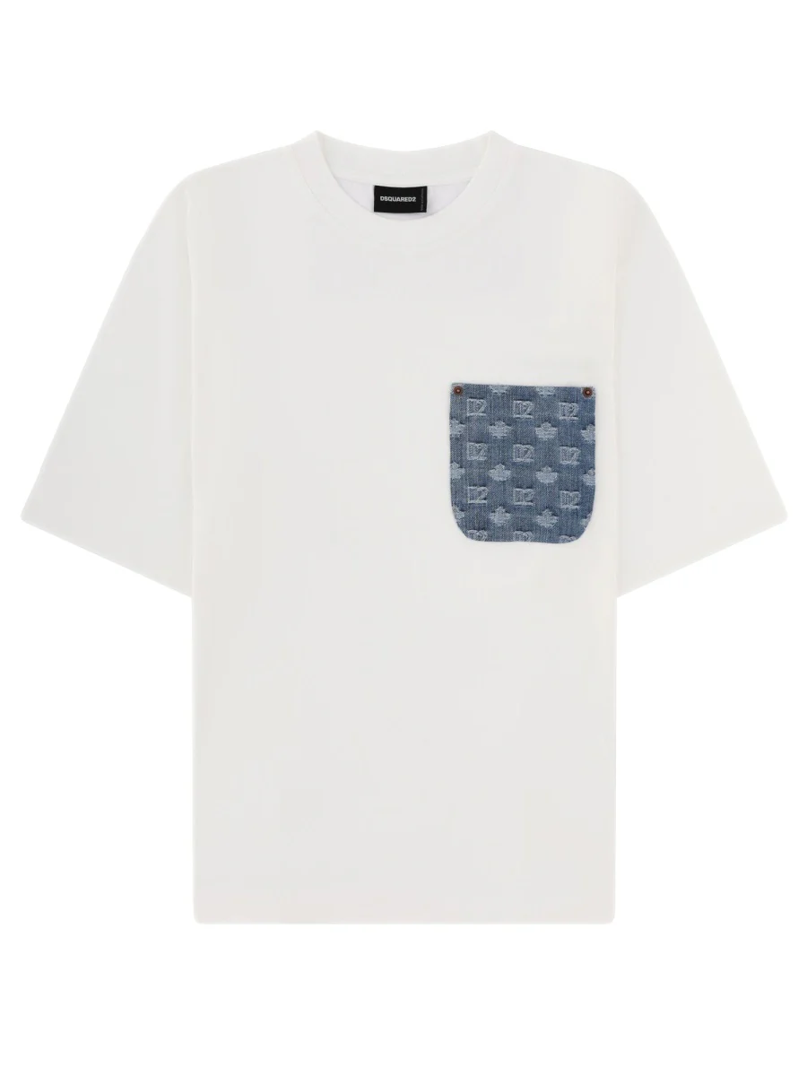 DSQUARED D2 Monogram Loose Fit T-Shirt